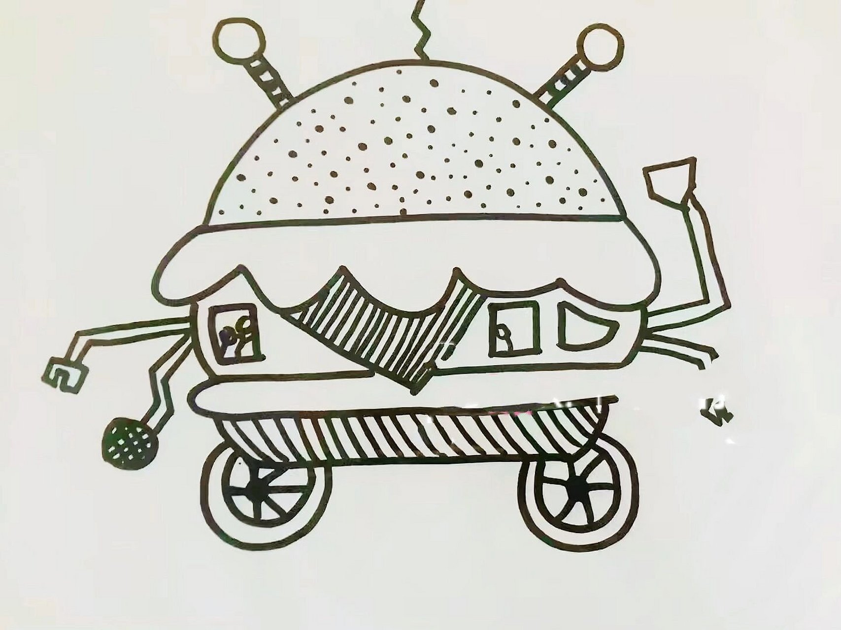 原创 | 未来汽车简笔画