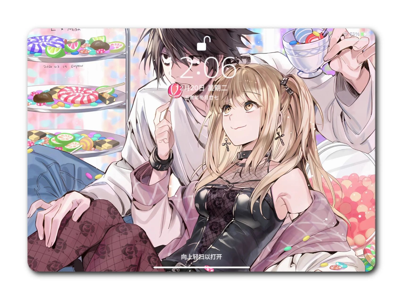 ipad壁纸 左滑原图～ l&弥海砂