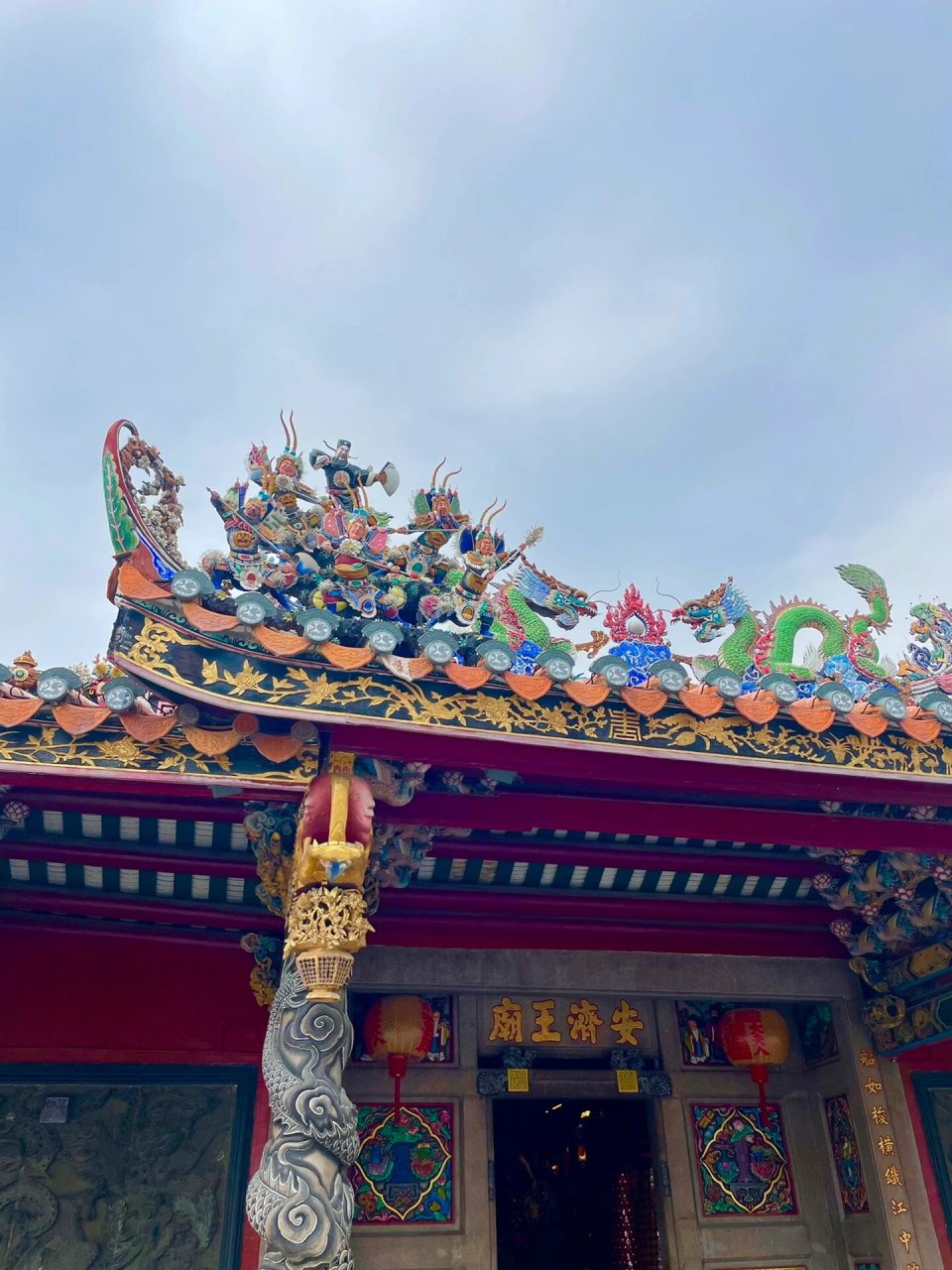 求事业求平安,潮州青龙古庙 当地人说的出远洋和经商者视为事业腾达的