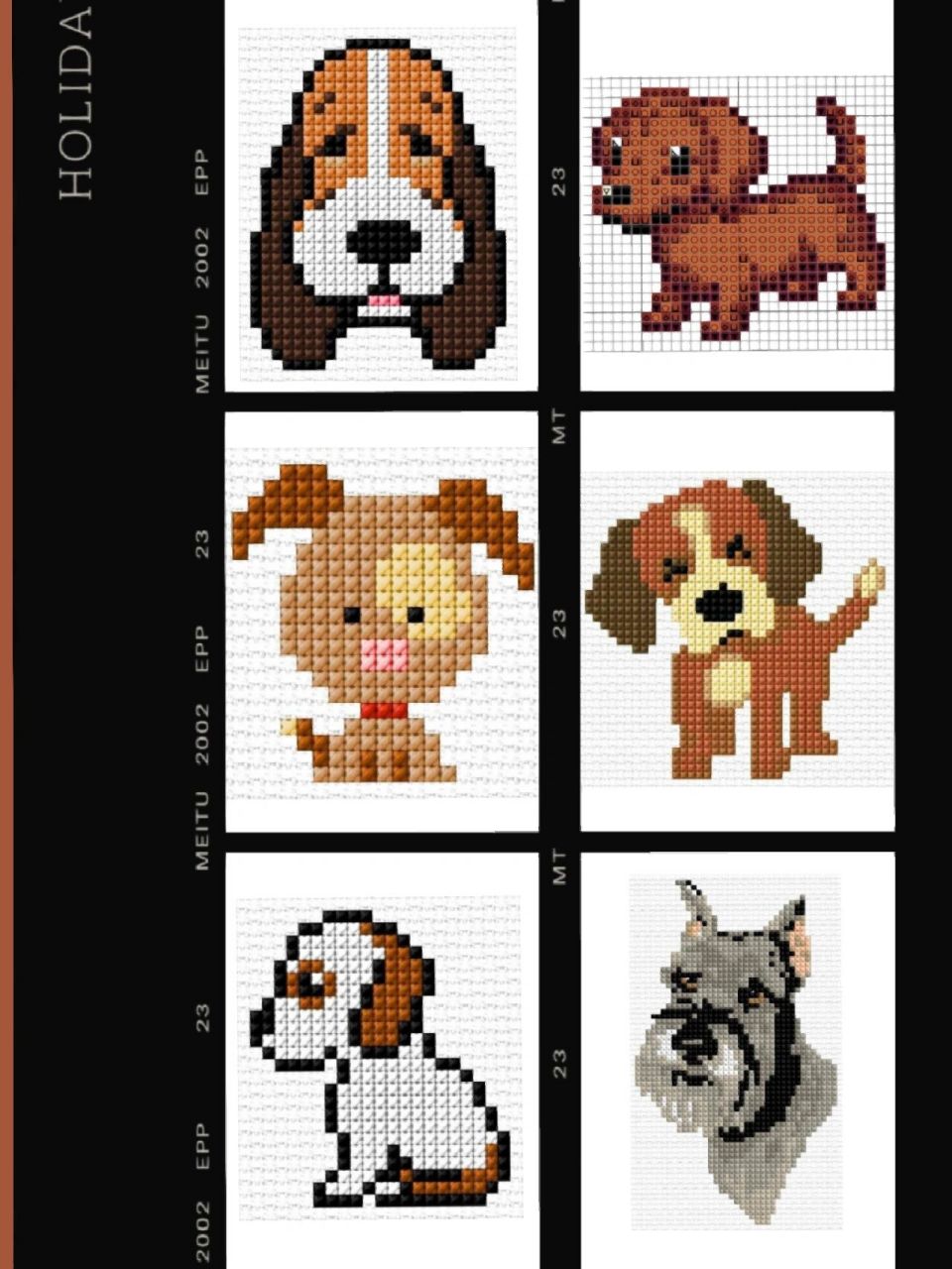 狗狗合集像素图