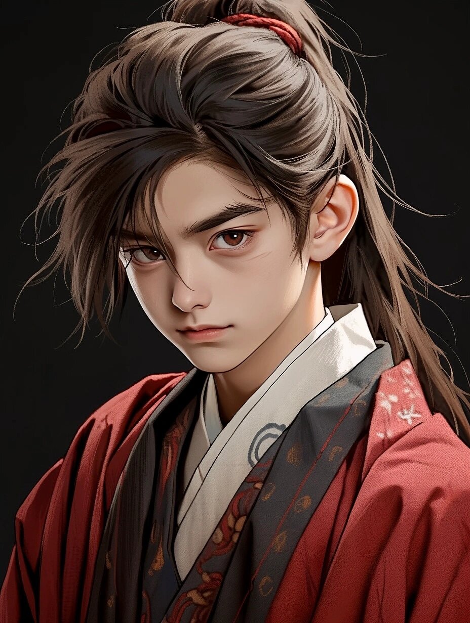 ai头像|古风男生头像 忧郁之美 有时,爱也是种伤害,残忍的人,选择伤害