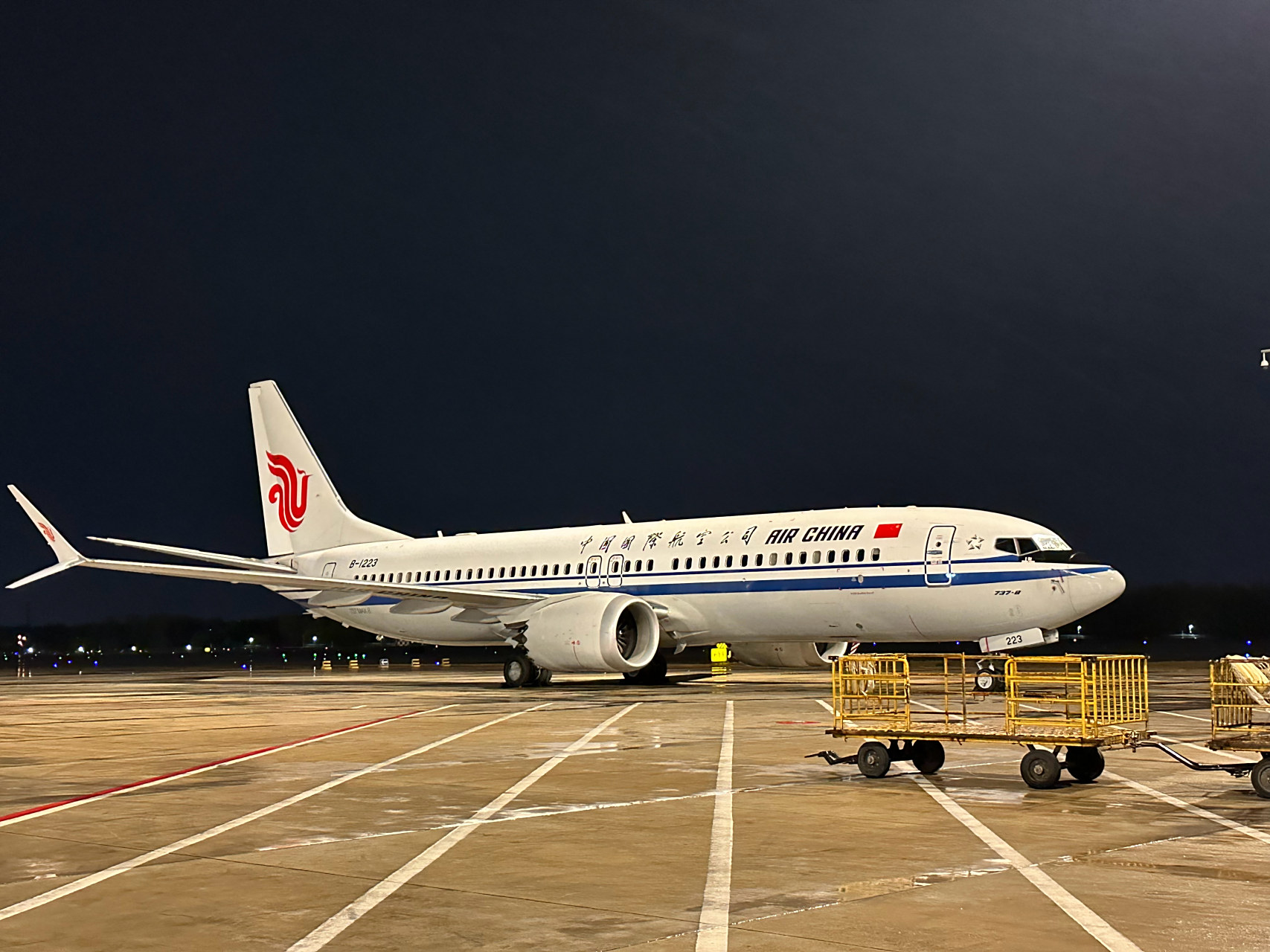 偶遇国航尘封已久的737max