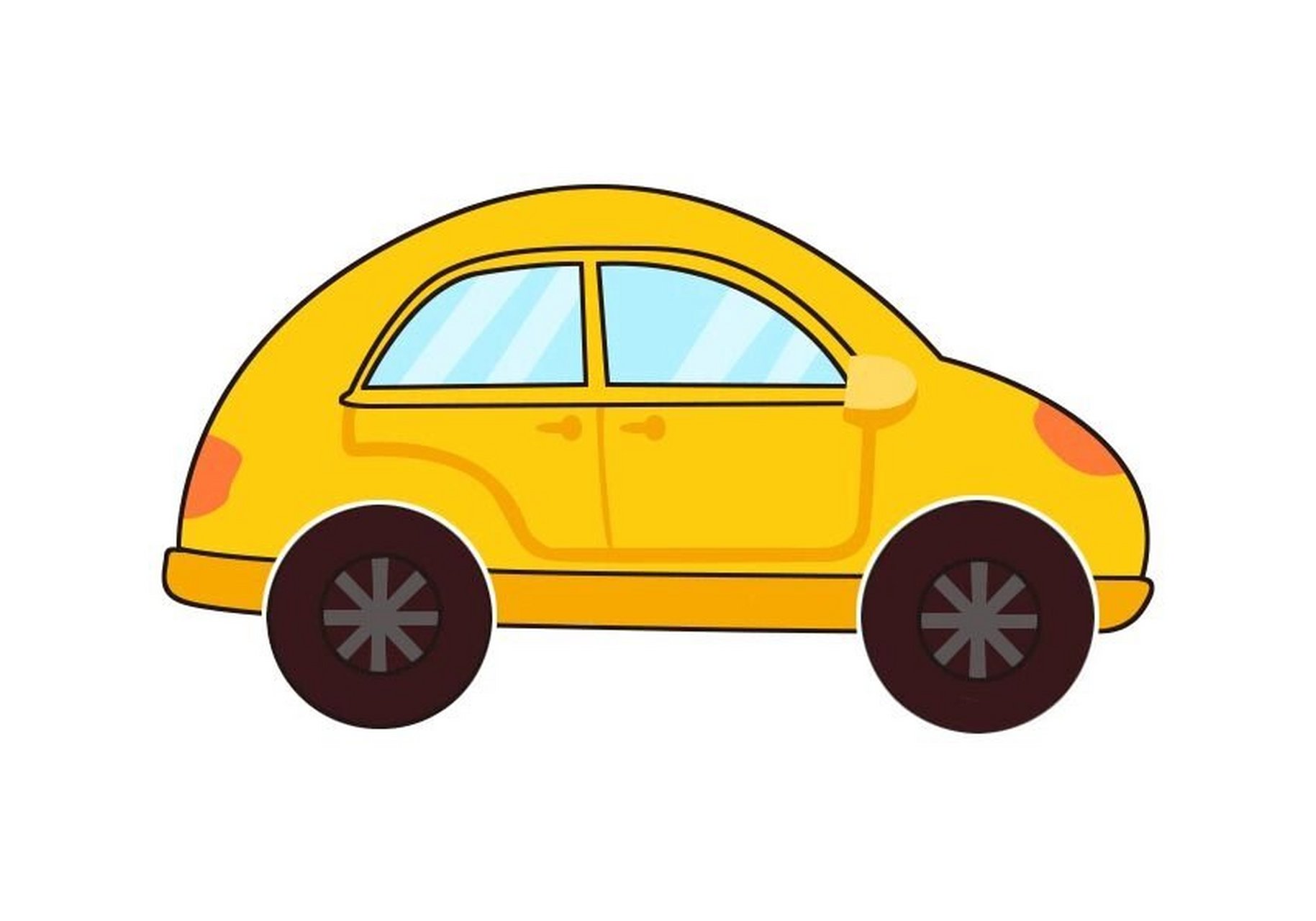 儿童手绘简笔画|小汽车  小汽车滴滴