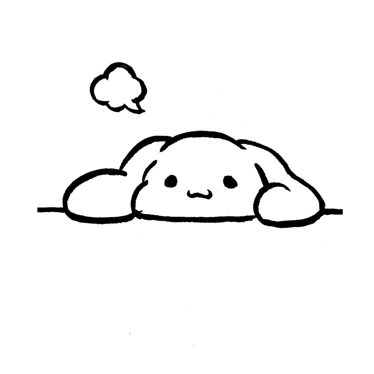 简笔画教程|可爱手绘|头像 大耳狗|玉桂狗5⃣ 终于更新了(狗头