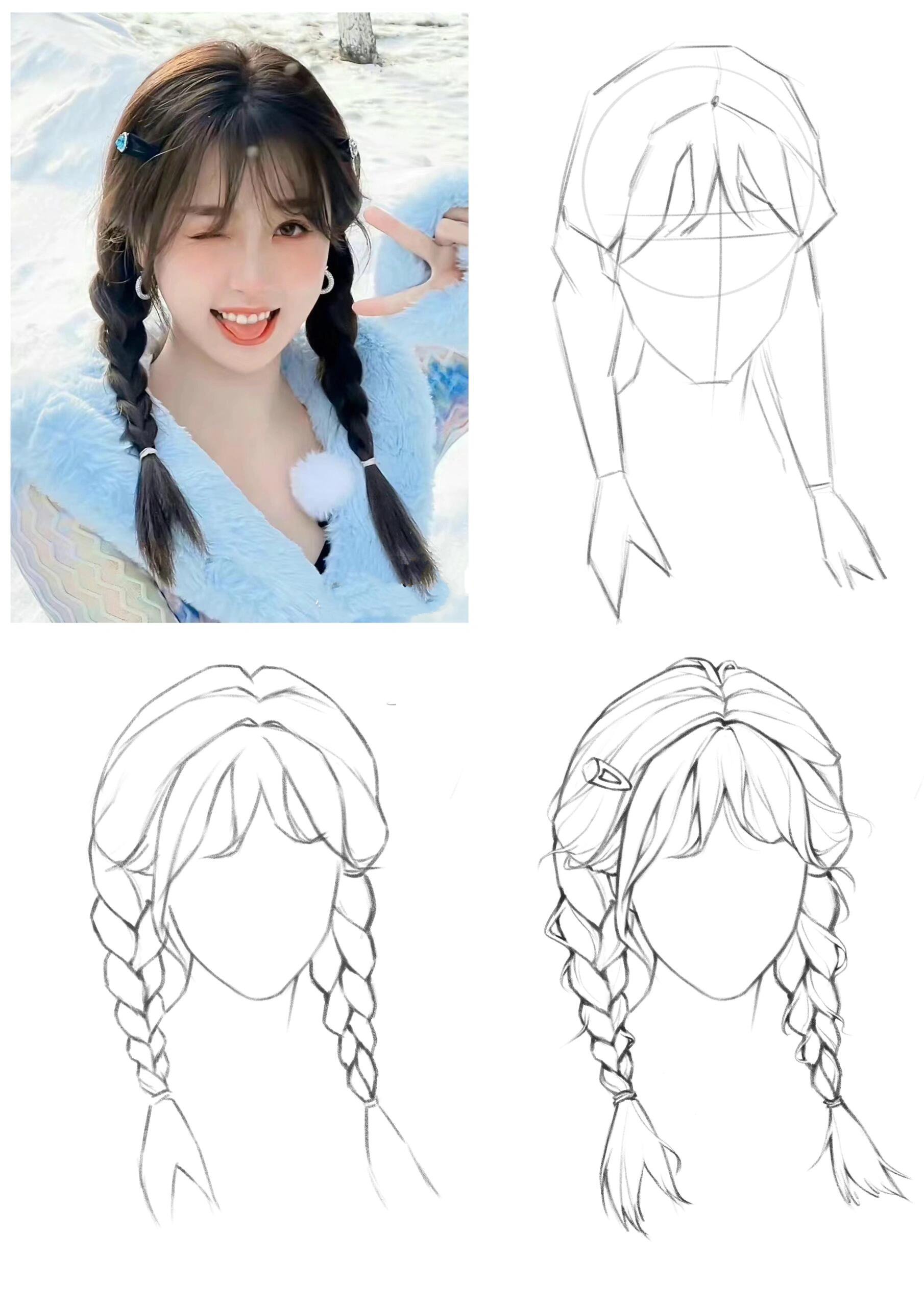 发型怎么画 | 附过程