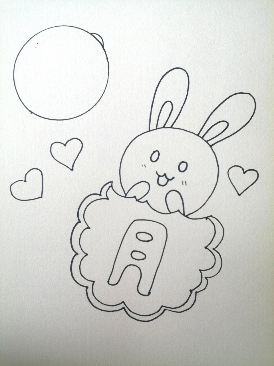 创意儿童画# #中秋节绘画# #中秋节儿童主题画# #绘画# #可爱简笔画