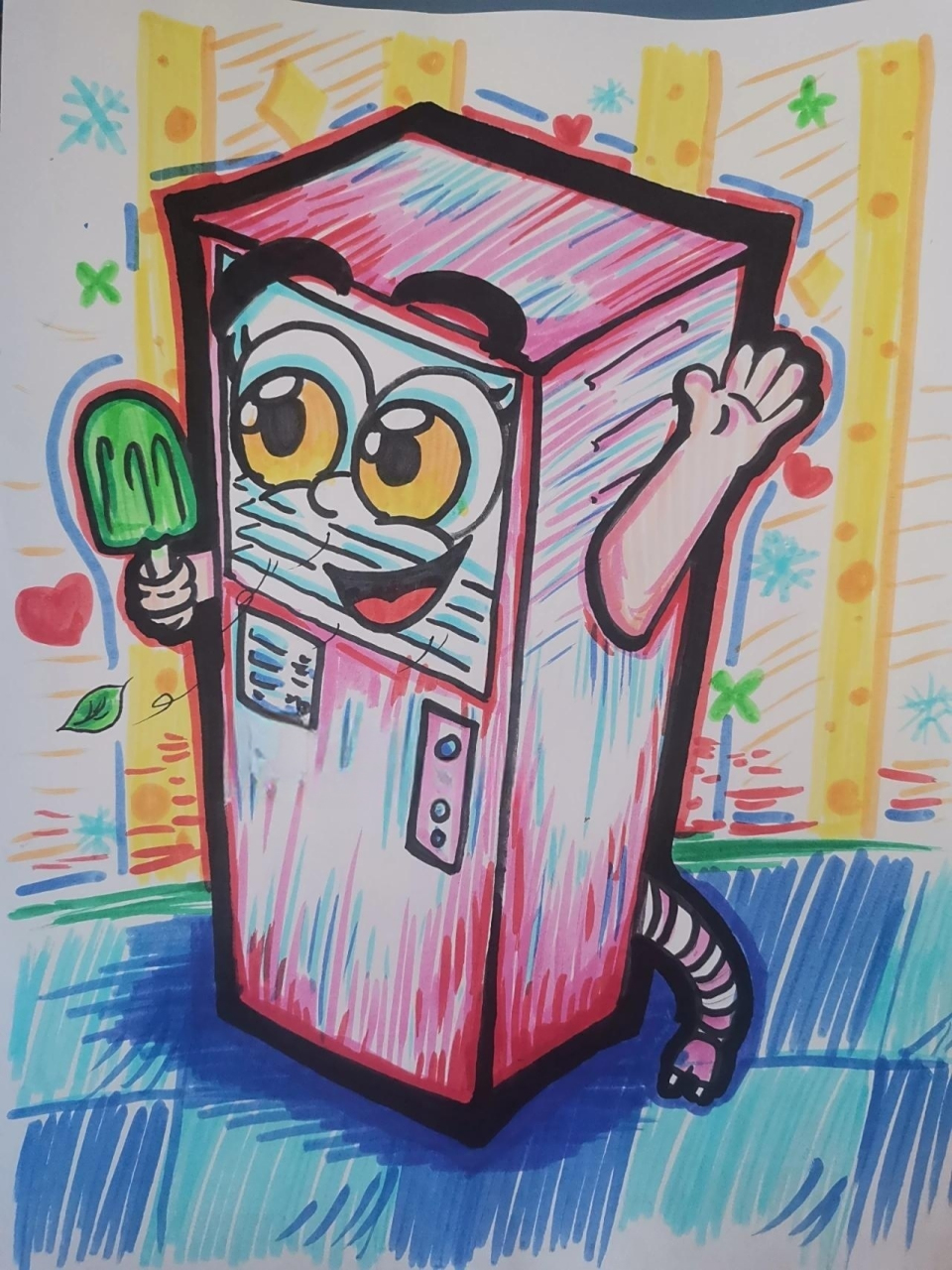 家电儿童画|空调