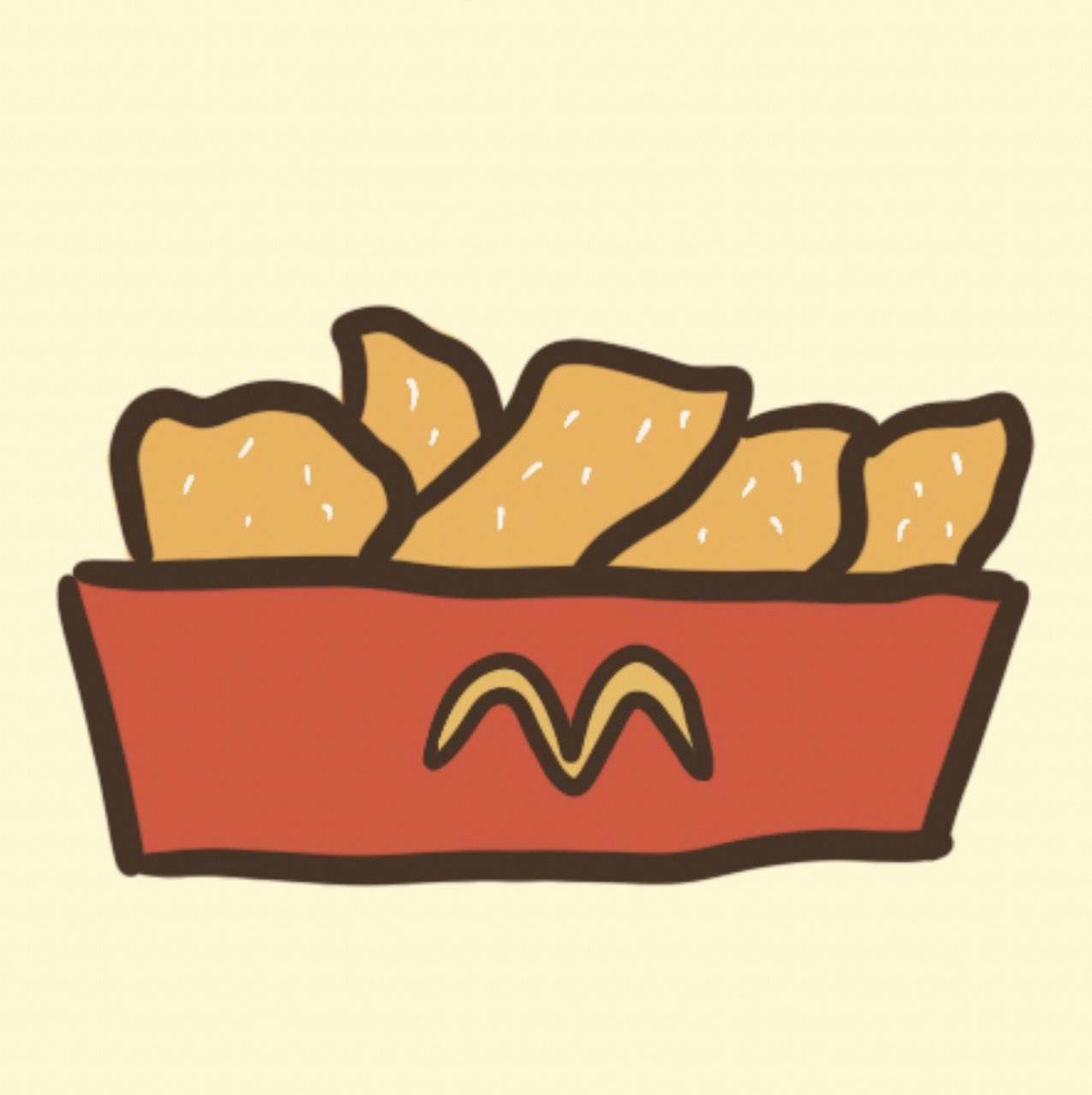 procreate 『麦当劳套餐』简笔画 hi everyone !