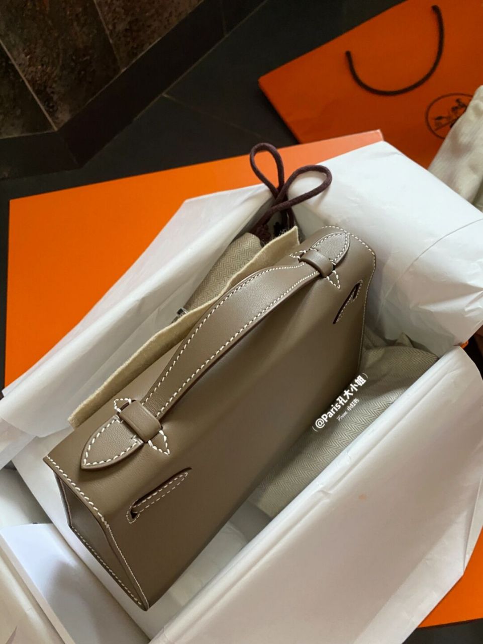 太正了 98国民灰[太阳]#爱马仕minikelly一代