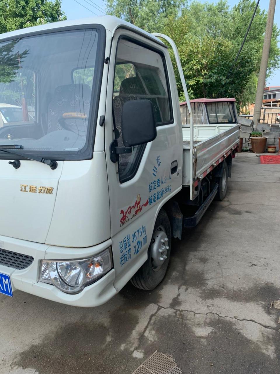 新到14年国四柴油江淮单排,斗长3.1米宽1.