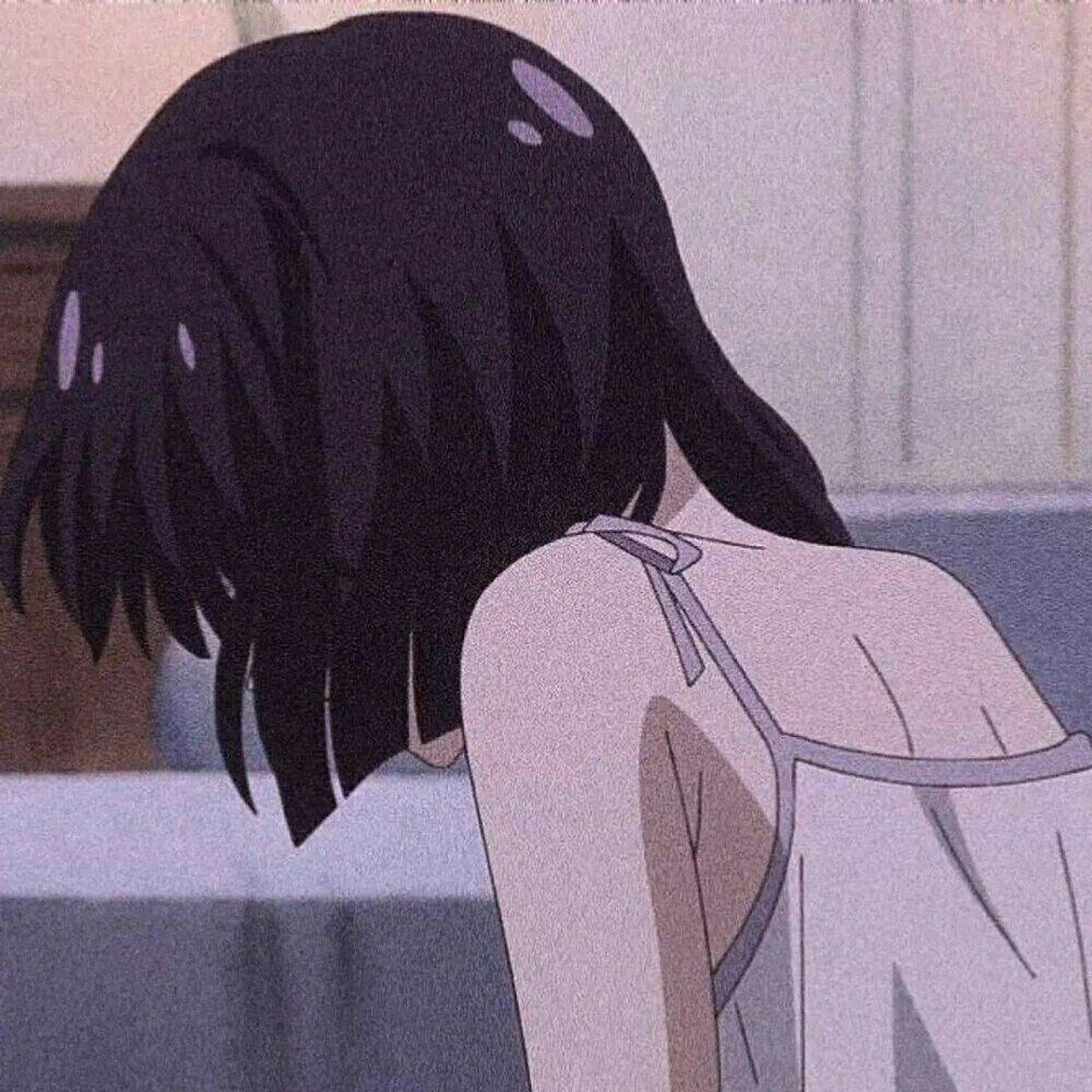 女生分手动漫头像