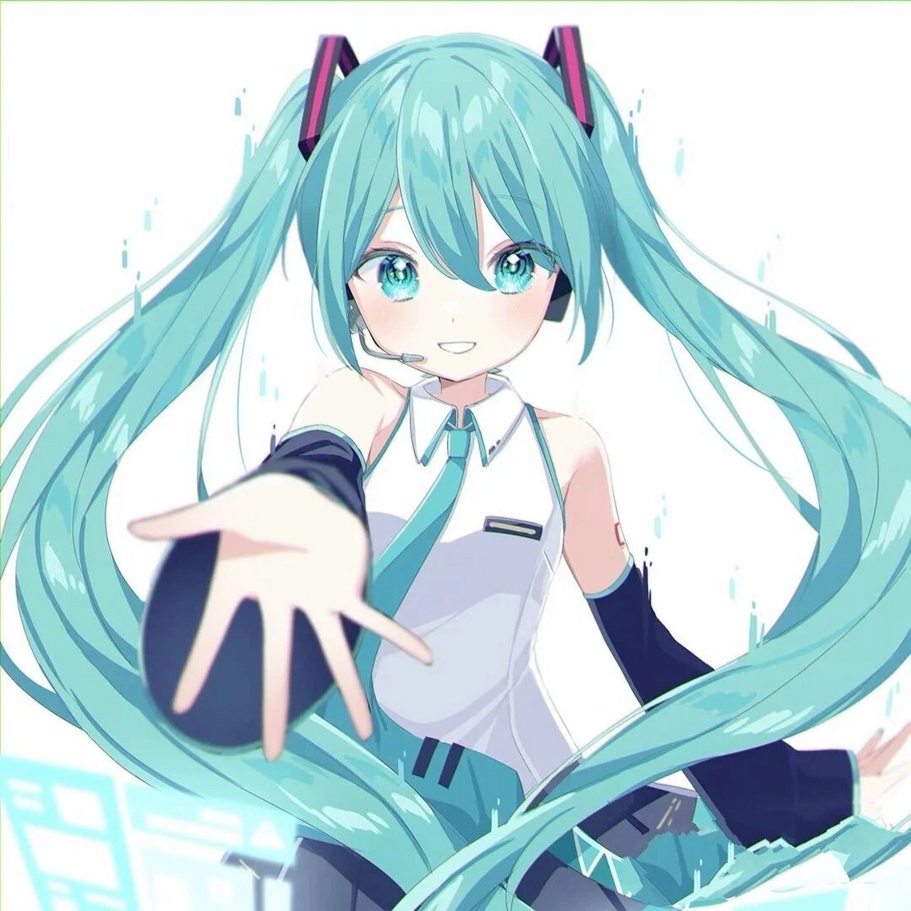 初音未来头像~ 看都看到这了,点赞关注我呗
