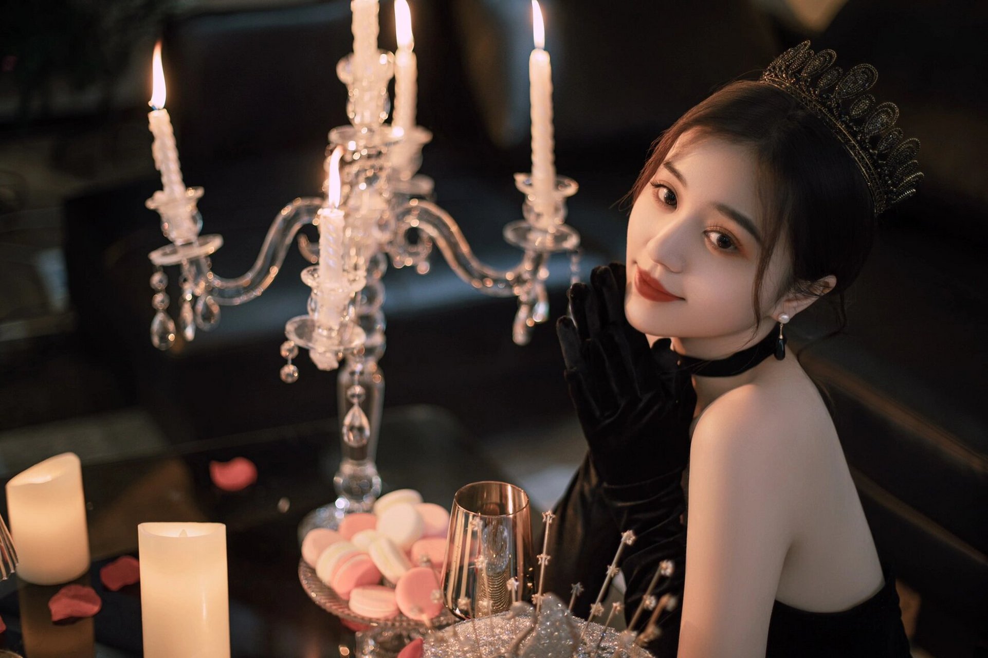 鞠婧祎同款礼服生日写真～黑天鹅公主女神94 黑天鹅之梦～生日写真