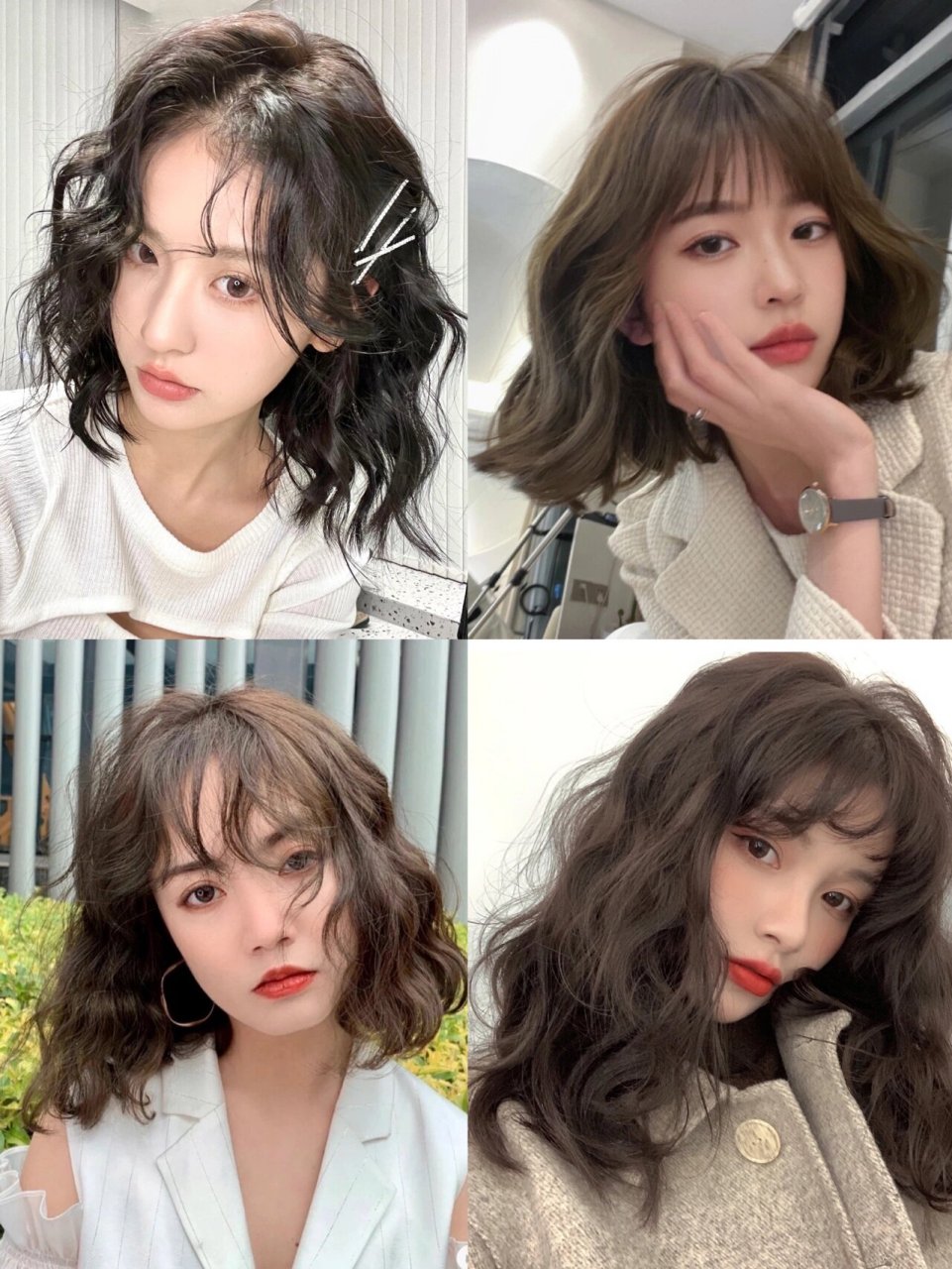 短发发型 减龄发型 蛋卷头 法式烫发 中短发烫发 宁波烫发 宁波剪 