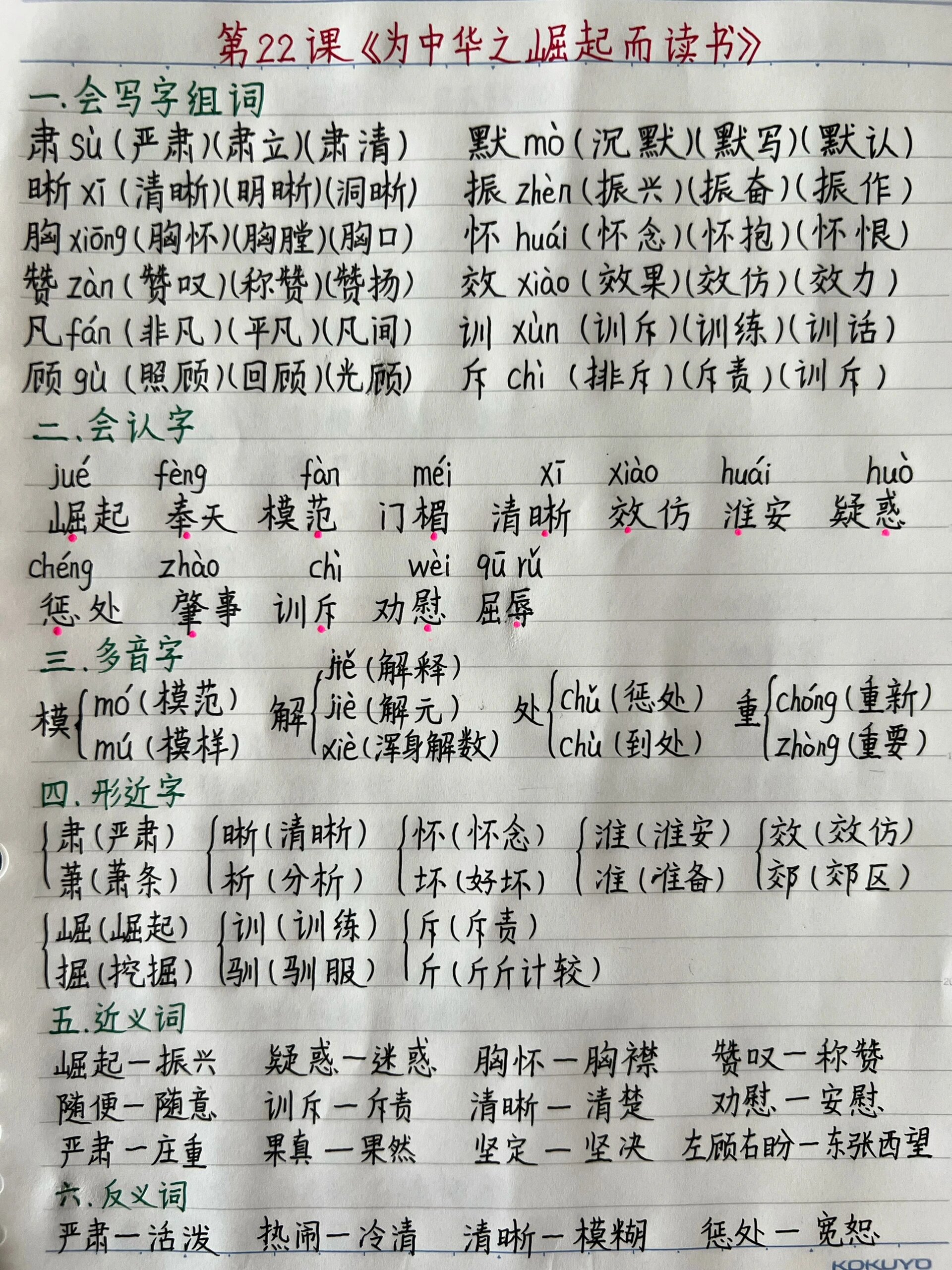 22手指生字图片