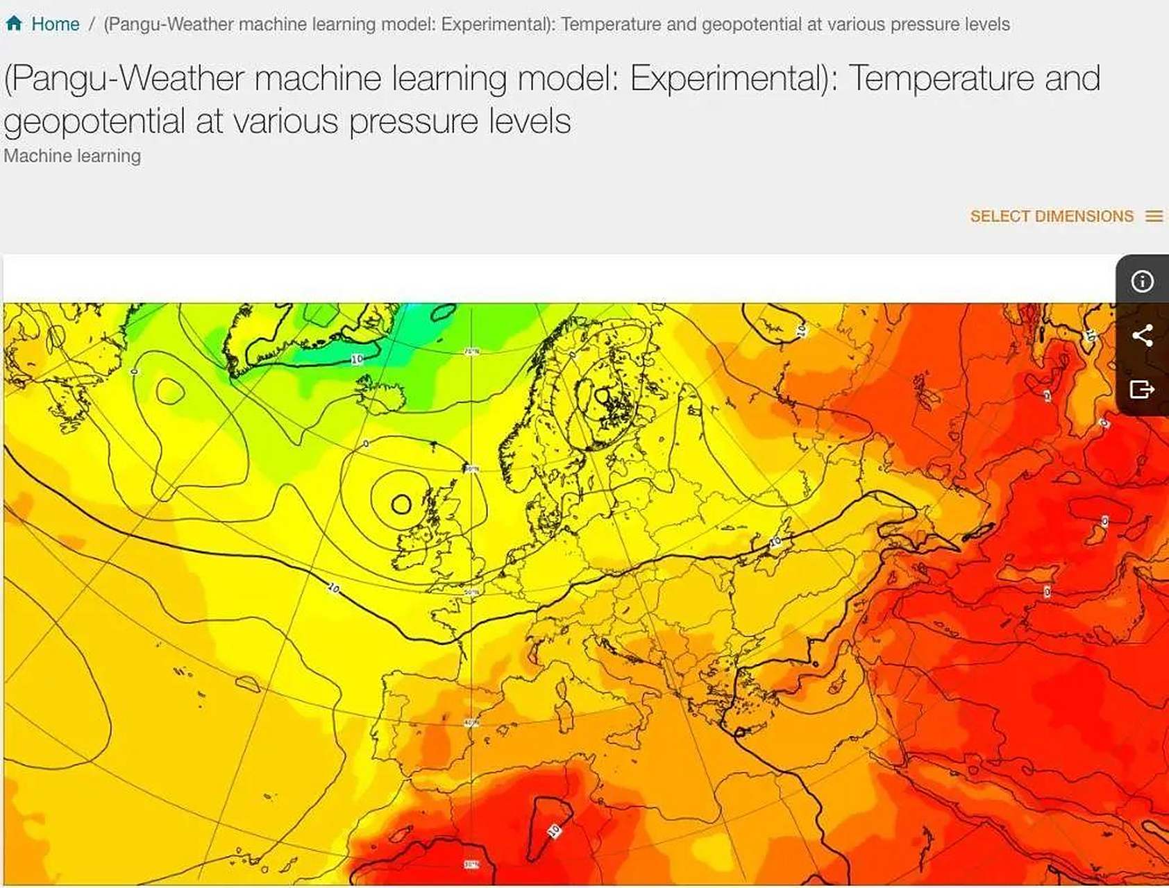 华为云盘古气象大模型上线欧洲中期天气预报中心官网 华为官方宣布