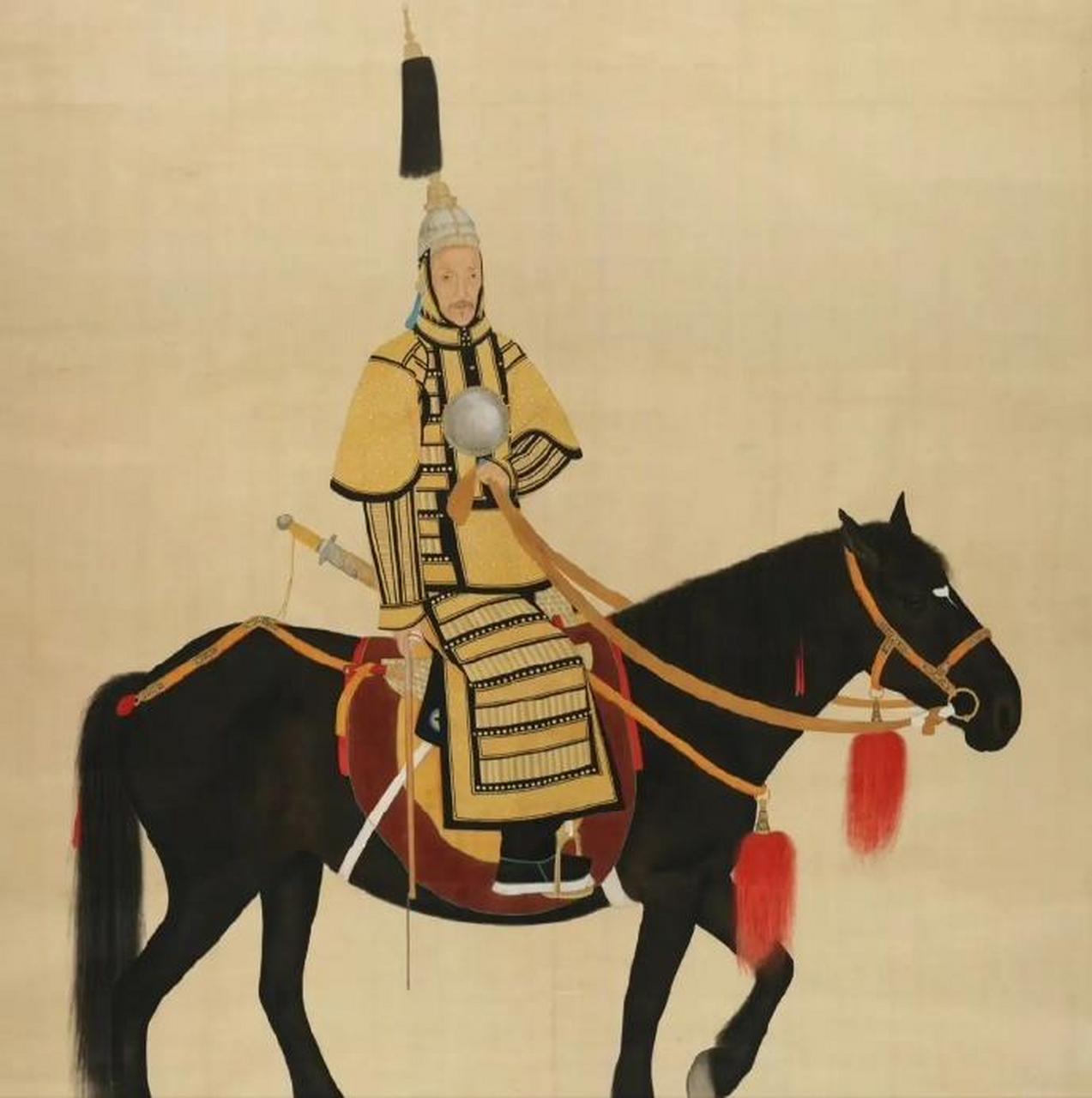 乾隆和道光的骑马图pk,可以把盛世和家道中落表现的淋漓尽致.