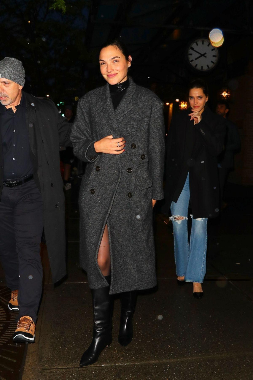 盖尔加朵纽约夜出街拍