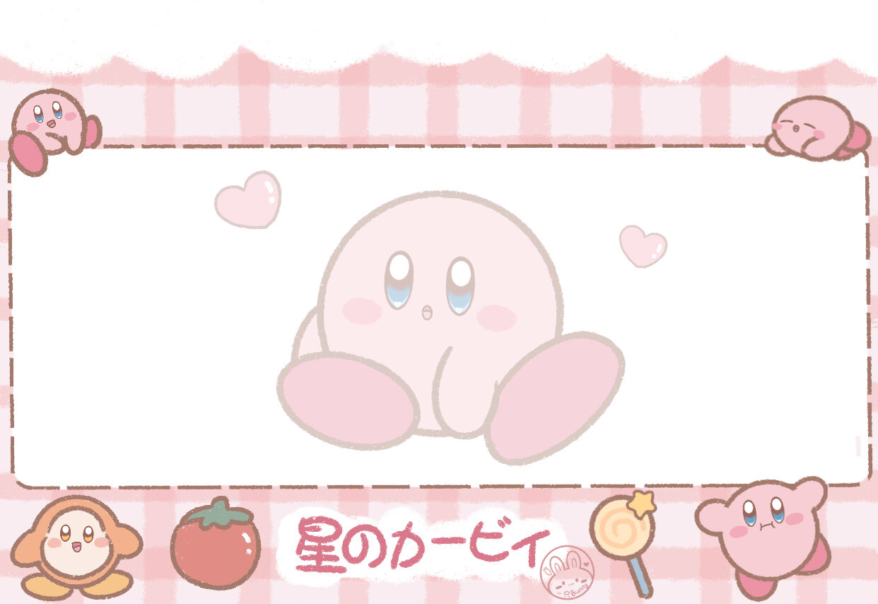 星之卡比系列输入法自制皮肤背景图