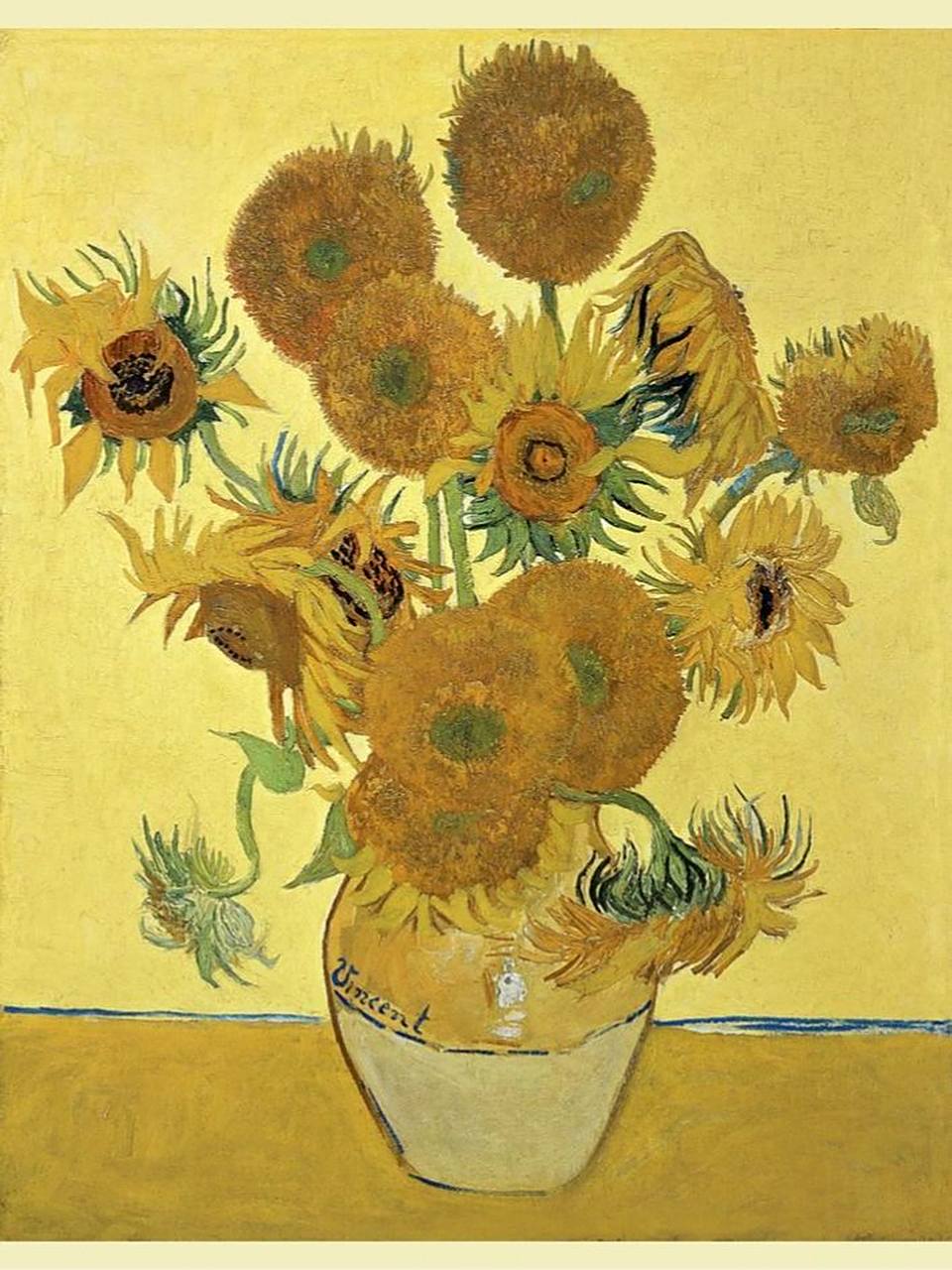 伦敦国家美术馆 布面油画 | 93x73厘米 【创作背景】 1888年夏天,梵高