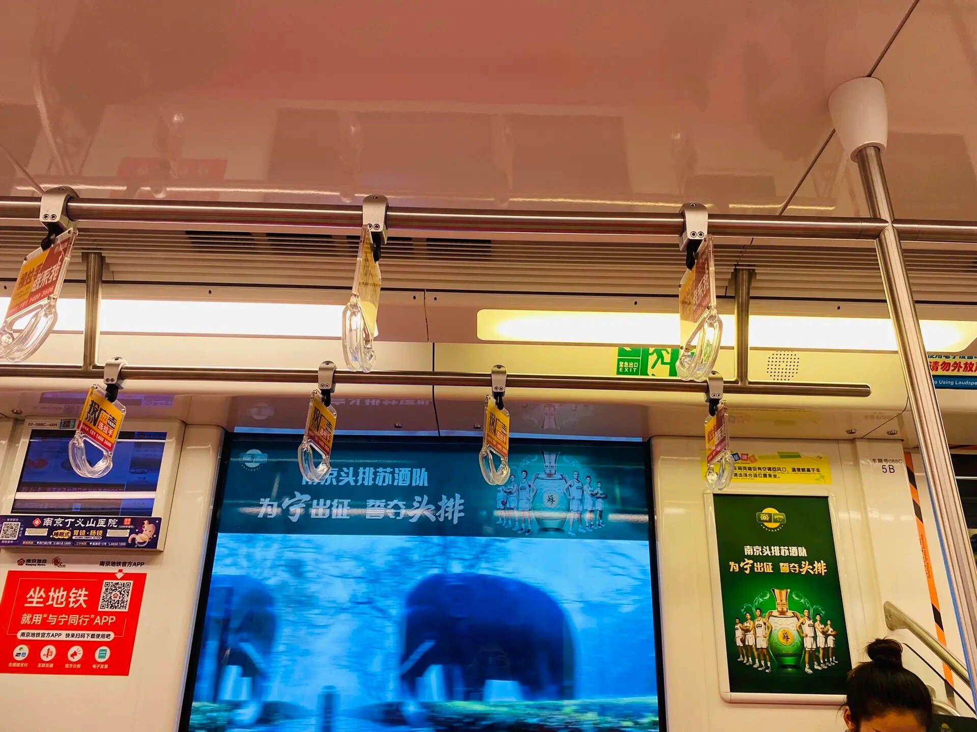 南京地铁2号线    南京头排苏酒队