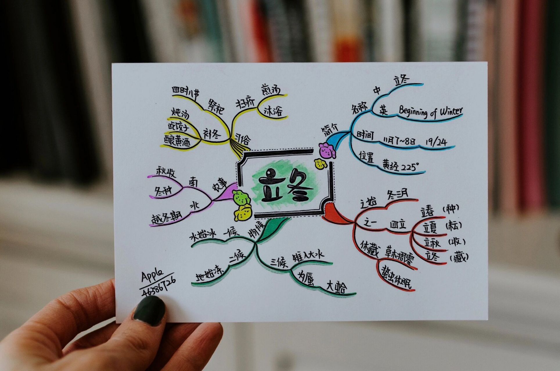 761524节气思维导图之立冬,万物皆收藏 今日立冬 	 一张图了解二