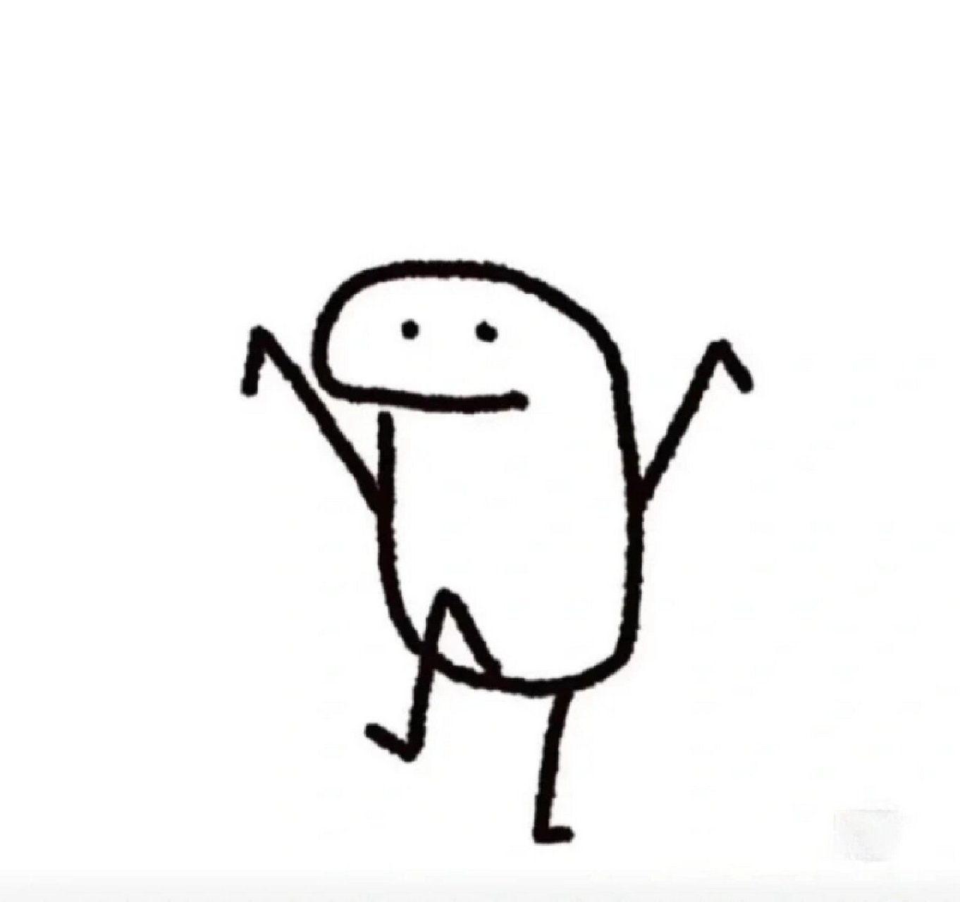 傻雕黑线小人头像 无水印