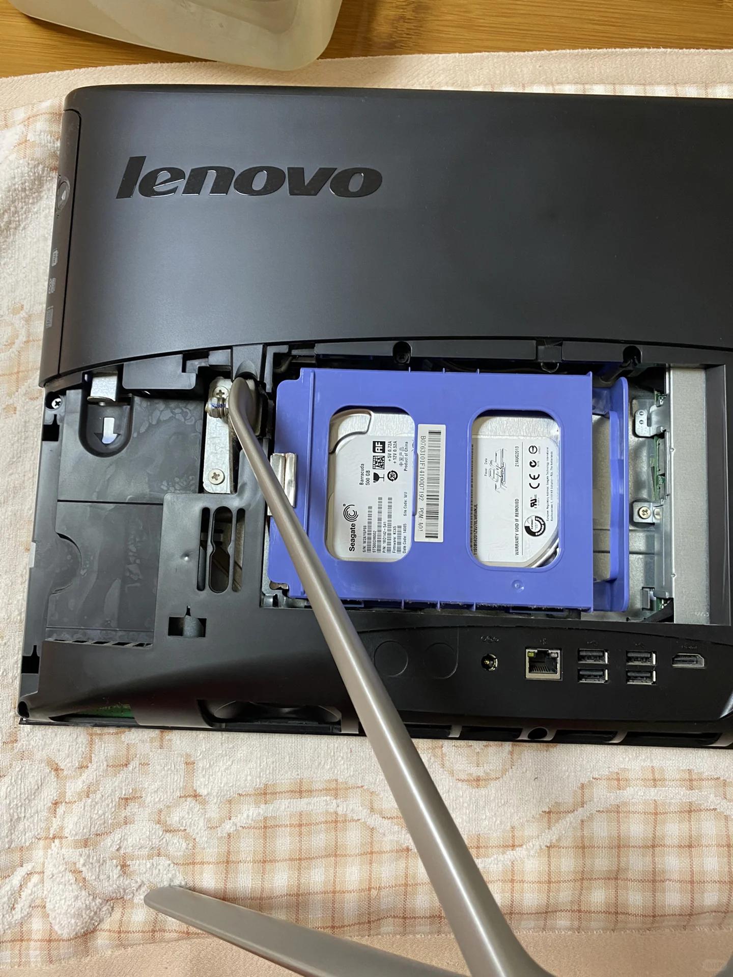 联想一体机c340升级内存硬盘(上) (上)