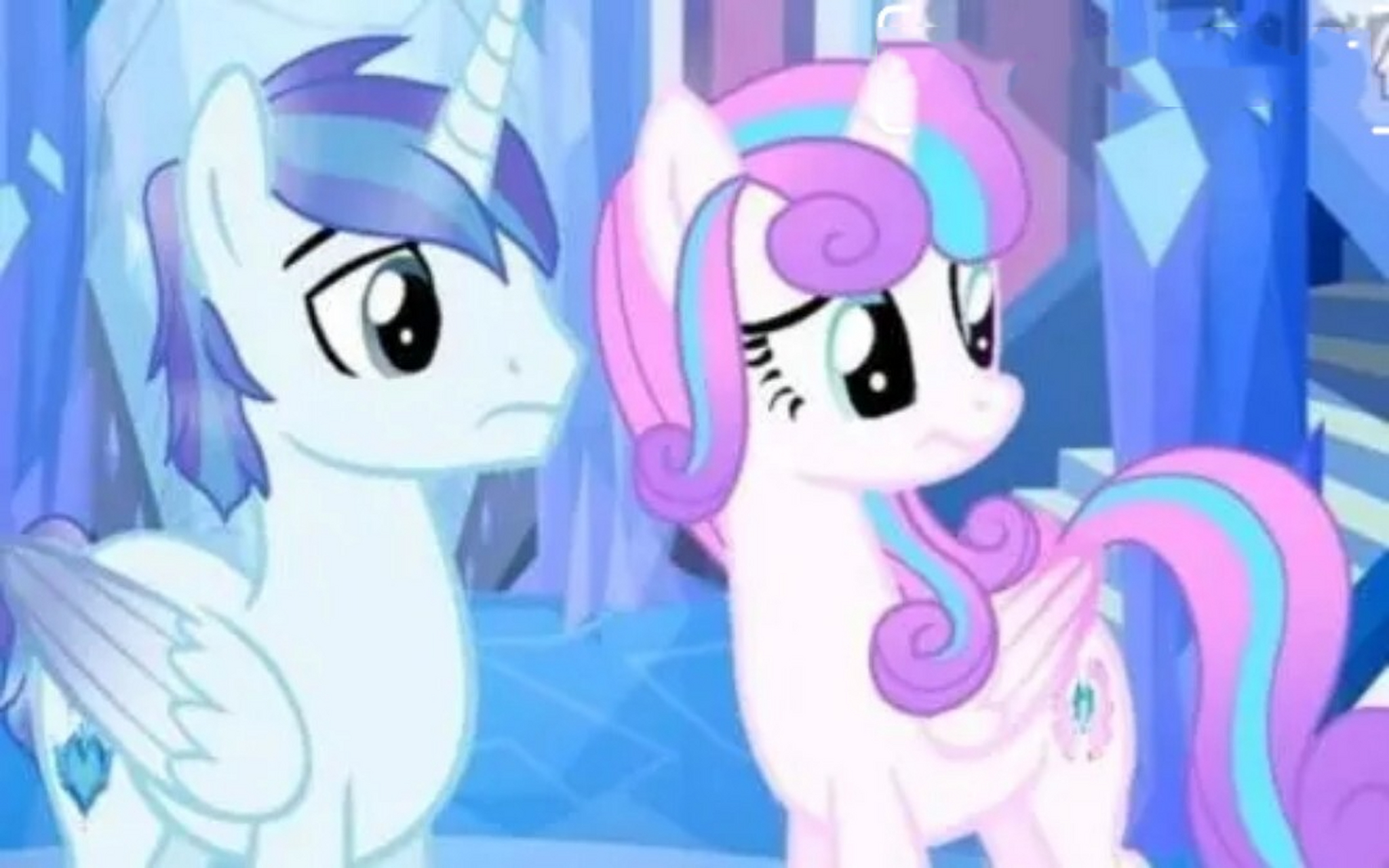 风雪之心和自己的哥哥 紫悦公主当上小马利亚的统治者之后,和一个不