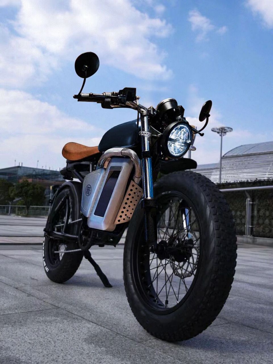 一下复古摩托的影子 - 所以这次选择定制油箱包设计出复古机车风格