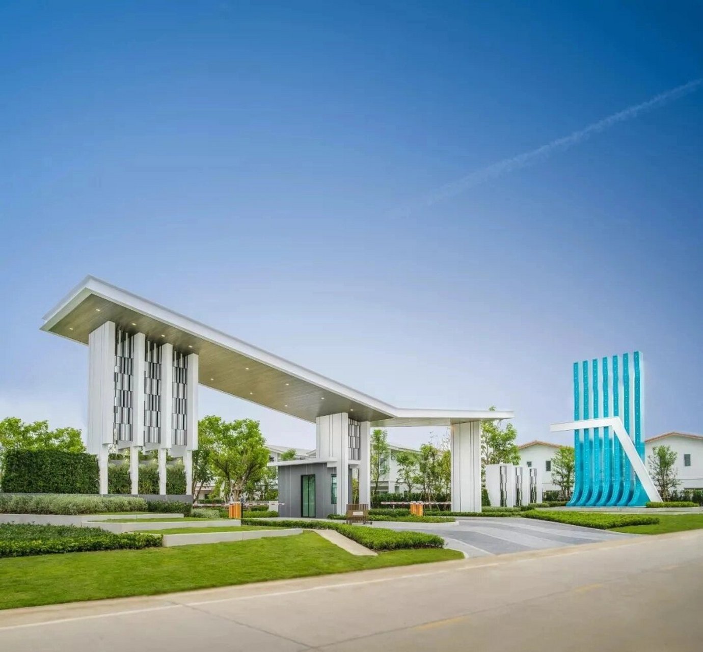 工厂大门效果图设计,门卫室大门效果图设计,厂房园区大门效果图设计