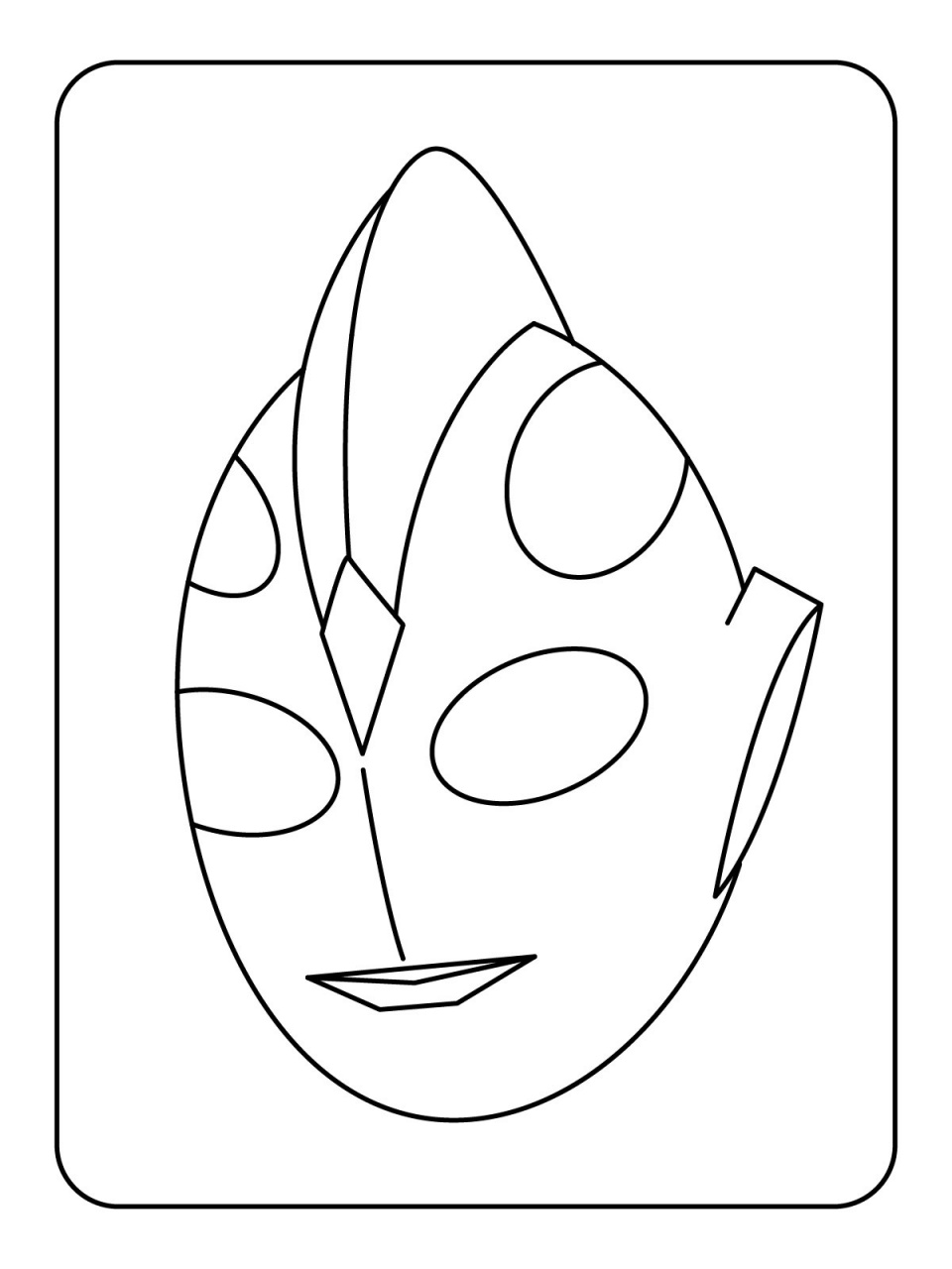 奥特曼幼儿涂色简笔画素材 | 100张可分享17 82用绘画的方式培养