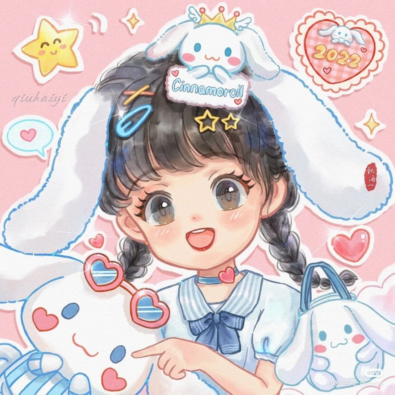 一共有八张可爱的闺蜜图片!