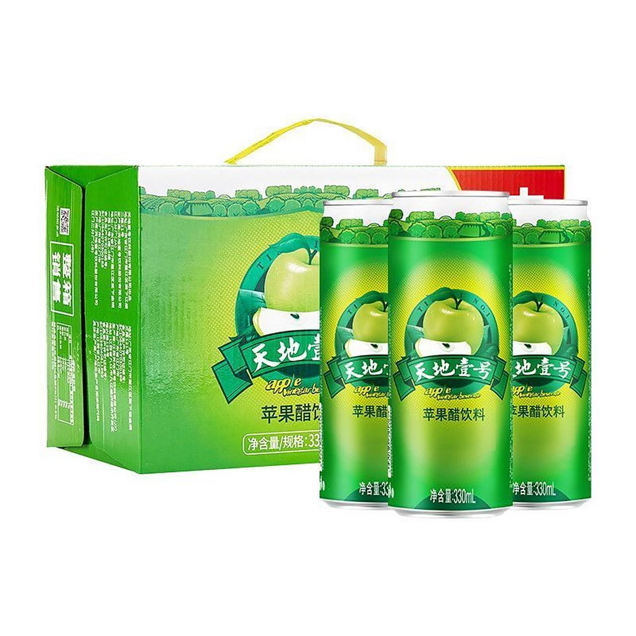 天地壹号苹果醋饮料330ml*15,35.79入!