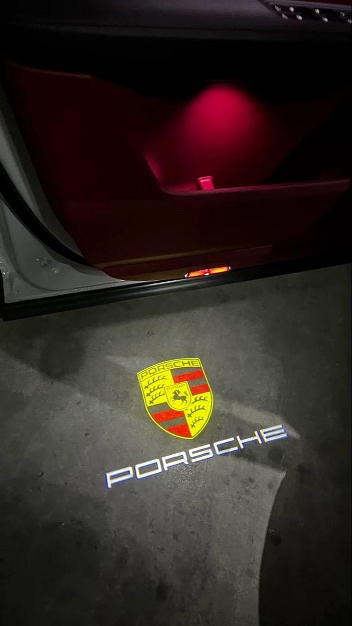 保时捷迎宾灯,图标加大加亮款.
