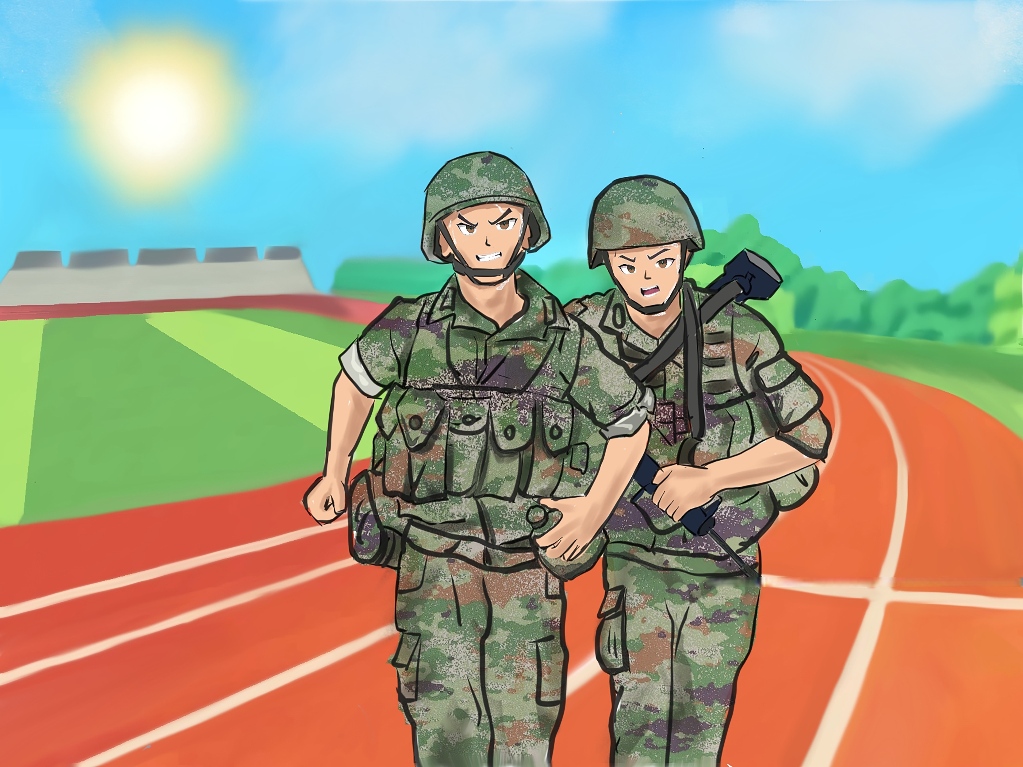 我们通过一组漫画,科普在出现症状时如何降温,补