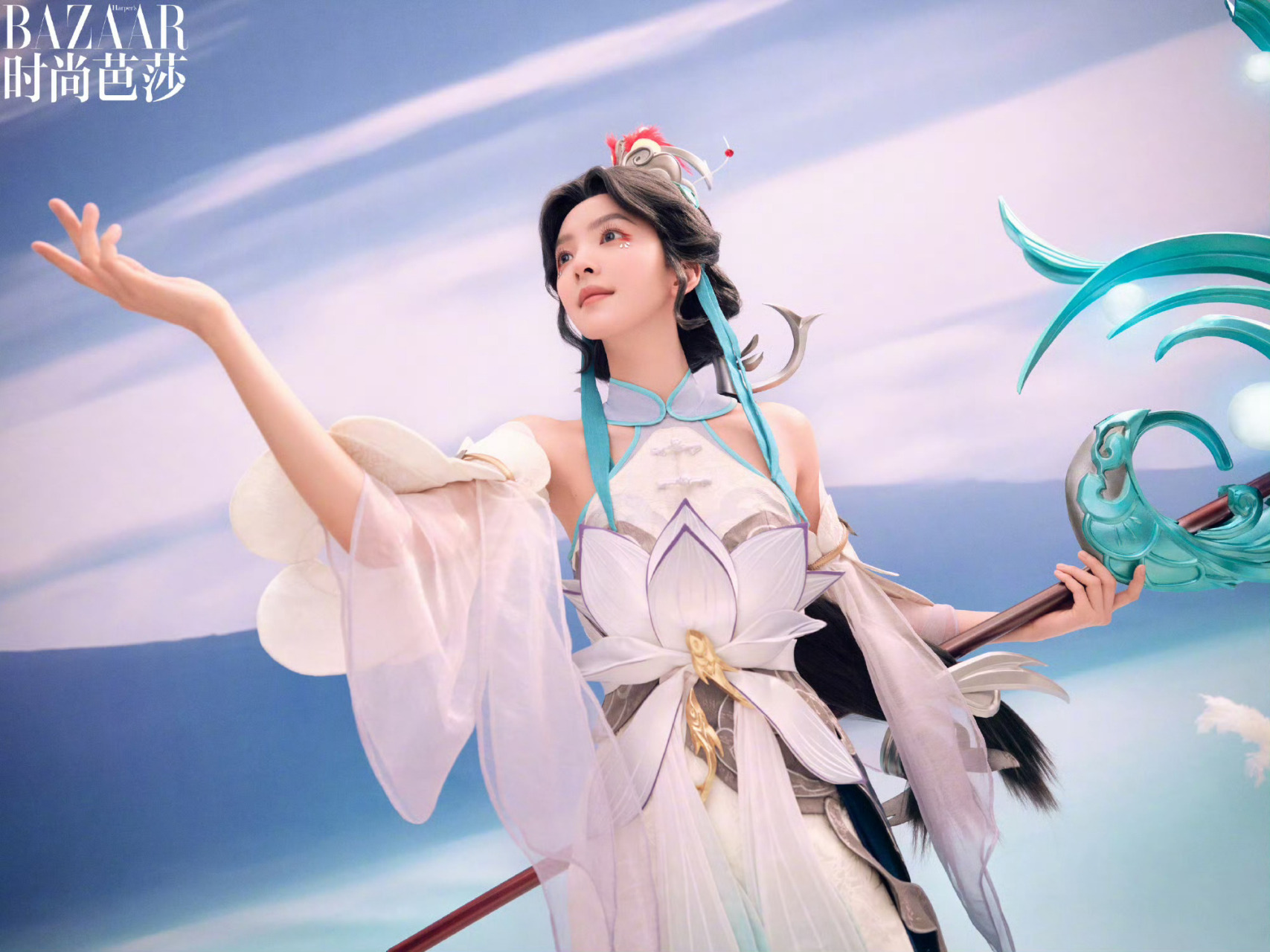 章若楠cos白鹤梁神女大乔##章若楠白鹤梁神女妆# 章若楠cos大乔,白鹤