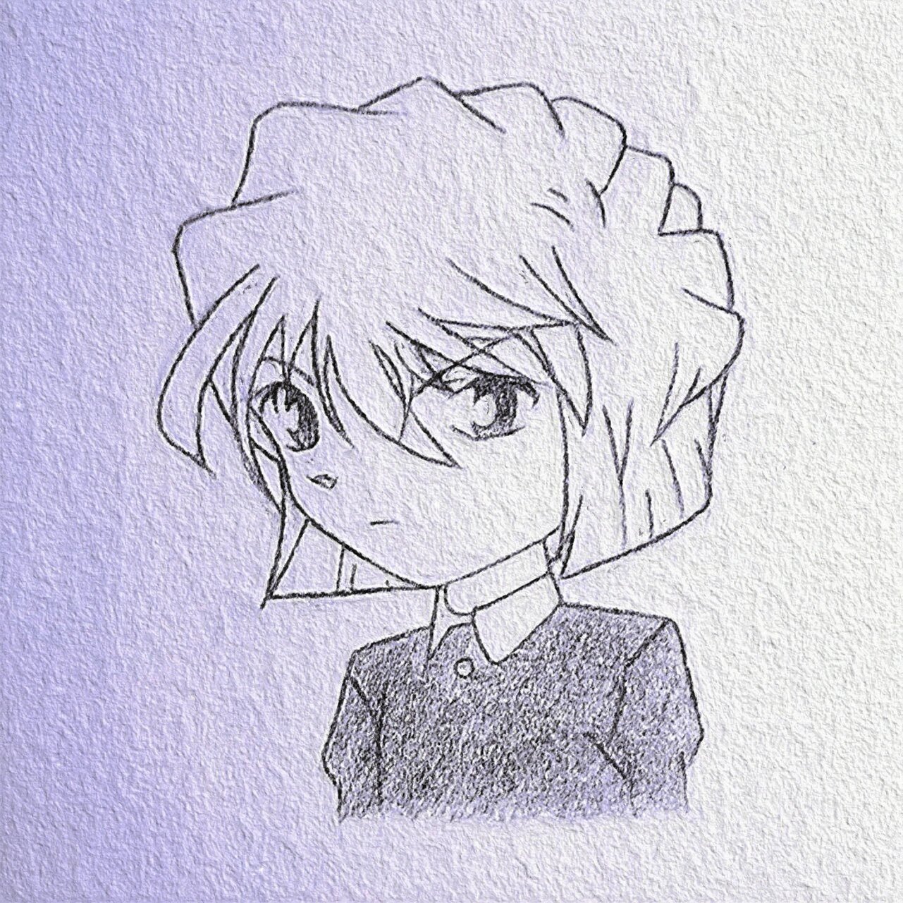 四步教你画灰原哀