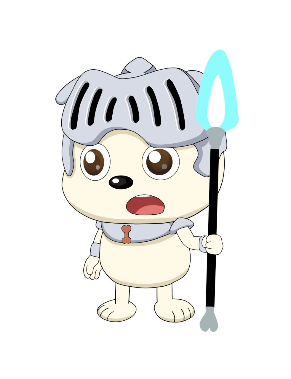 打卡喜羊羊与灰太狼38狗士兵(含线稿)