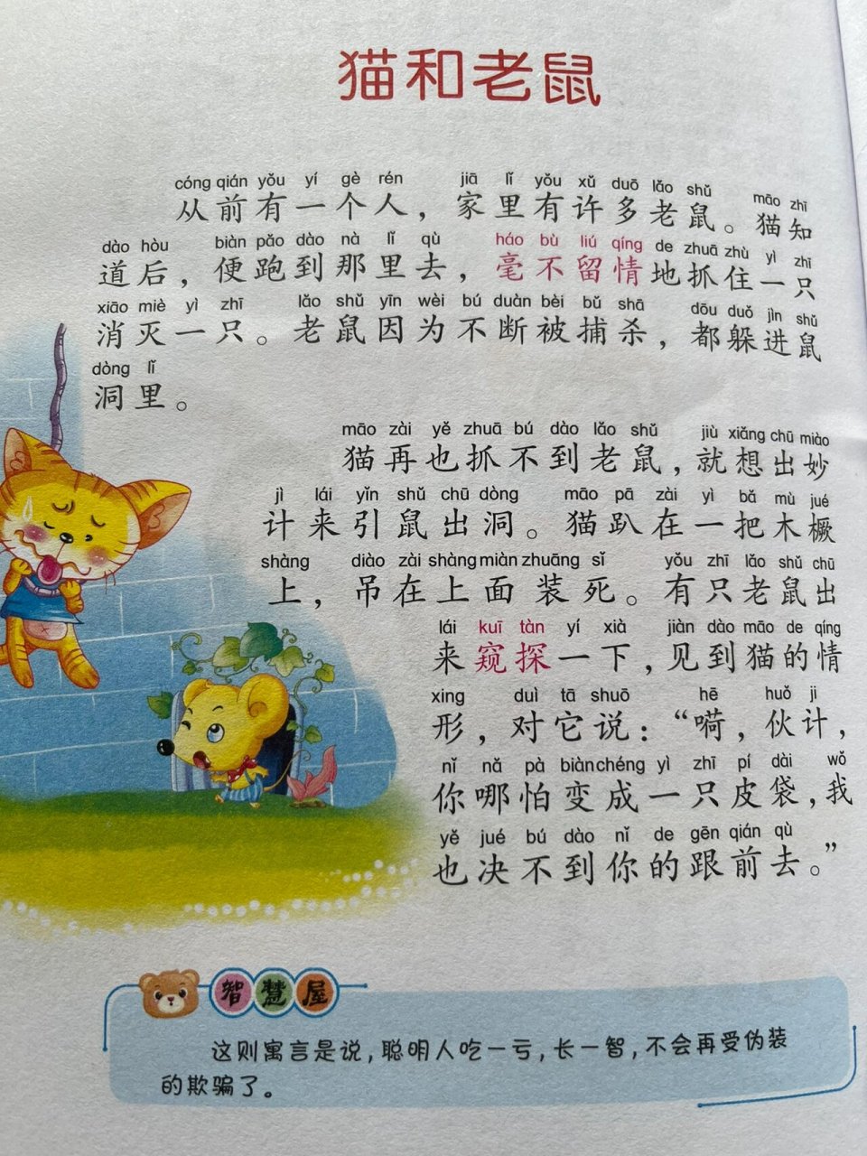 猫和老鼠睡前故事图片