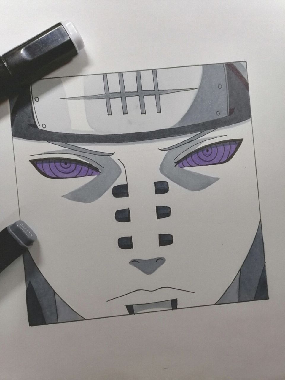 佩恩 #火影忍者# #手绘教程# #佩恩