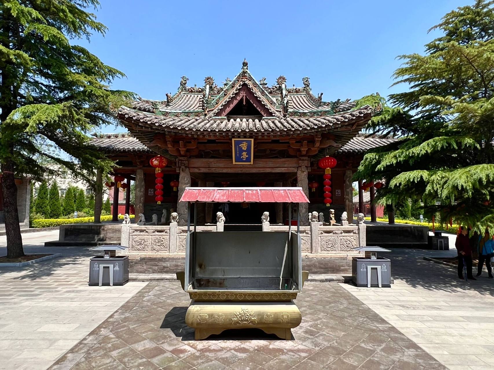 山西万荣东岳庙飞云楼92 从运城驱车1个多小时到达万荣县中心的东岳