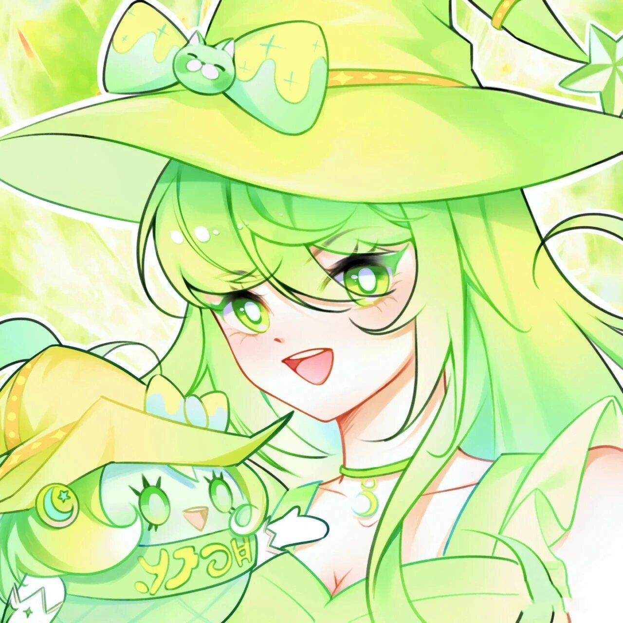 蛋仔拟人头像之彩虹糖魔女