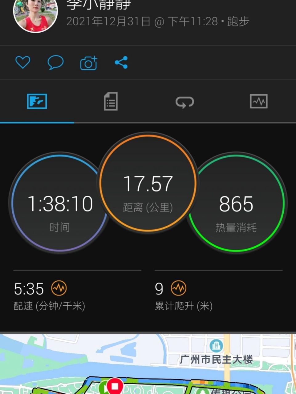 生活就算有多少不开心,至少跑步在继续,心中就会感觉到爱!