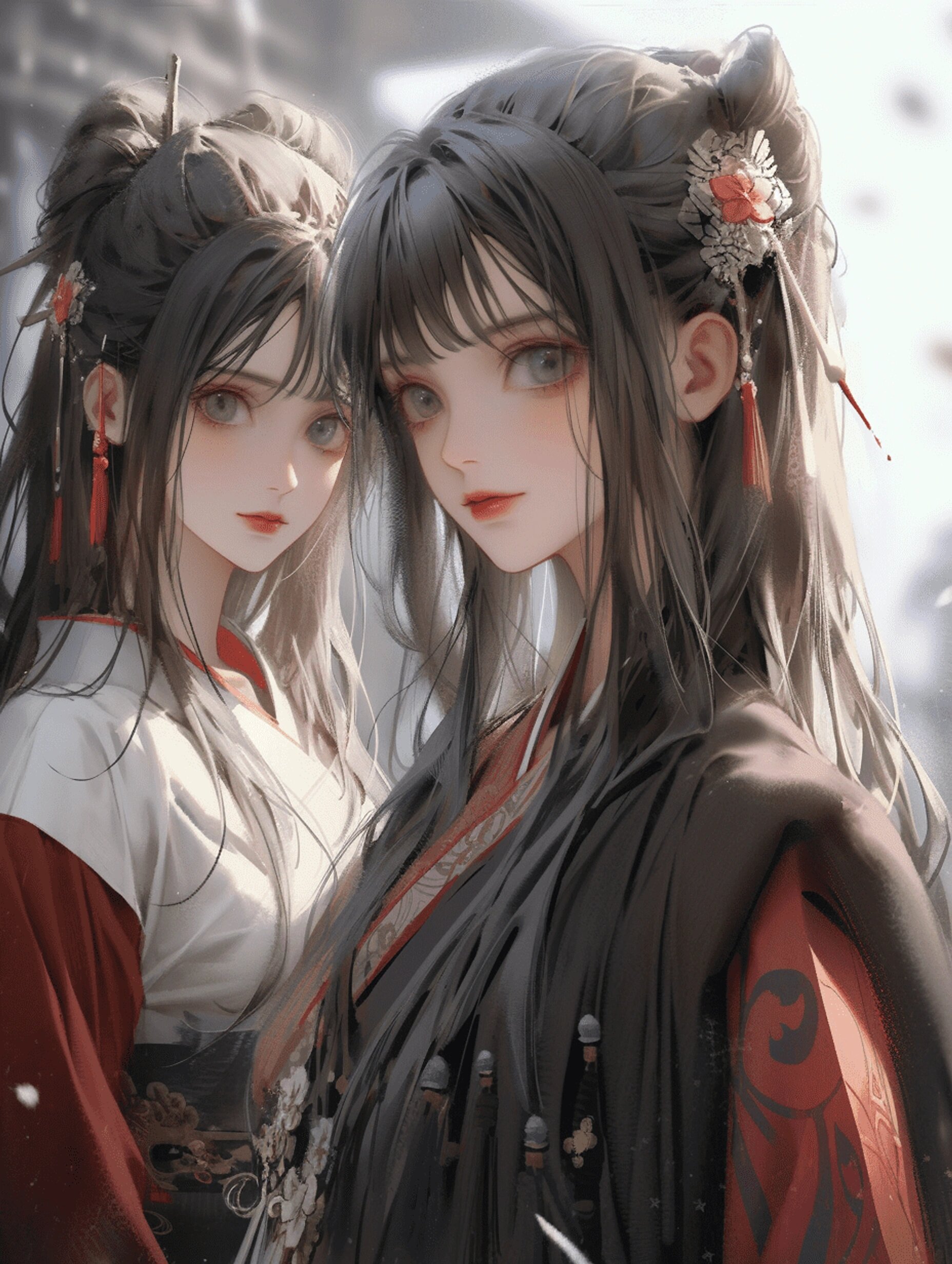 【可商素材271】古风双女主 编号b271