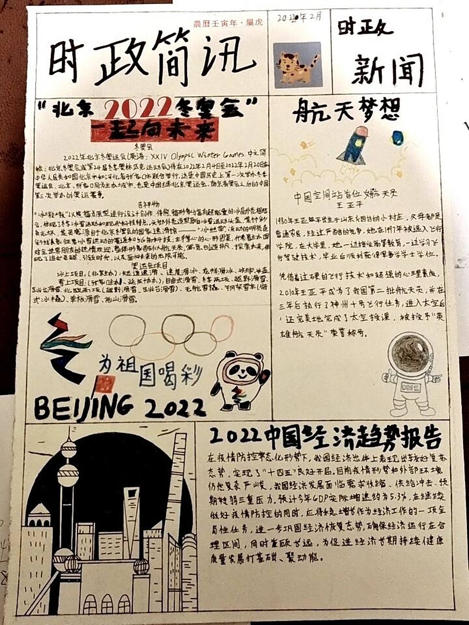 时政简讯手抄报989998997815781578