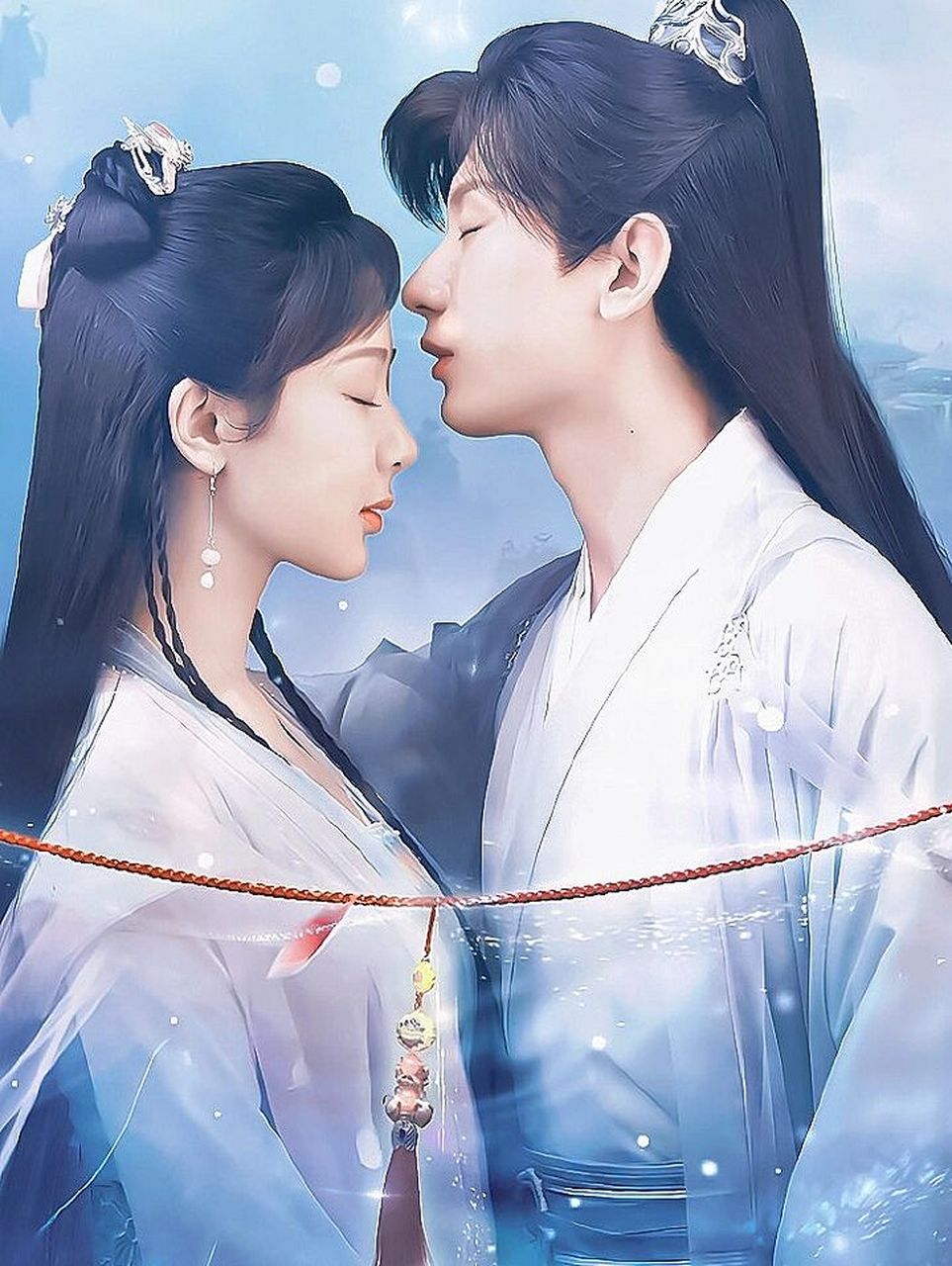 沉香夫妇甜蜜接吻壁纸分享~沉香如屑