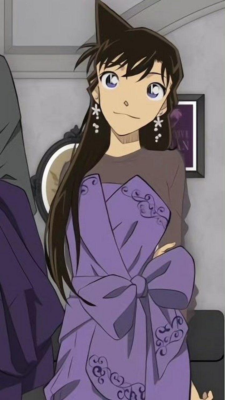 柯南2023咖啡店海报# 哈哈,小兰姐这套真的好飒,特别喜欢她的耳环.