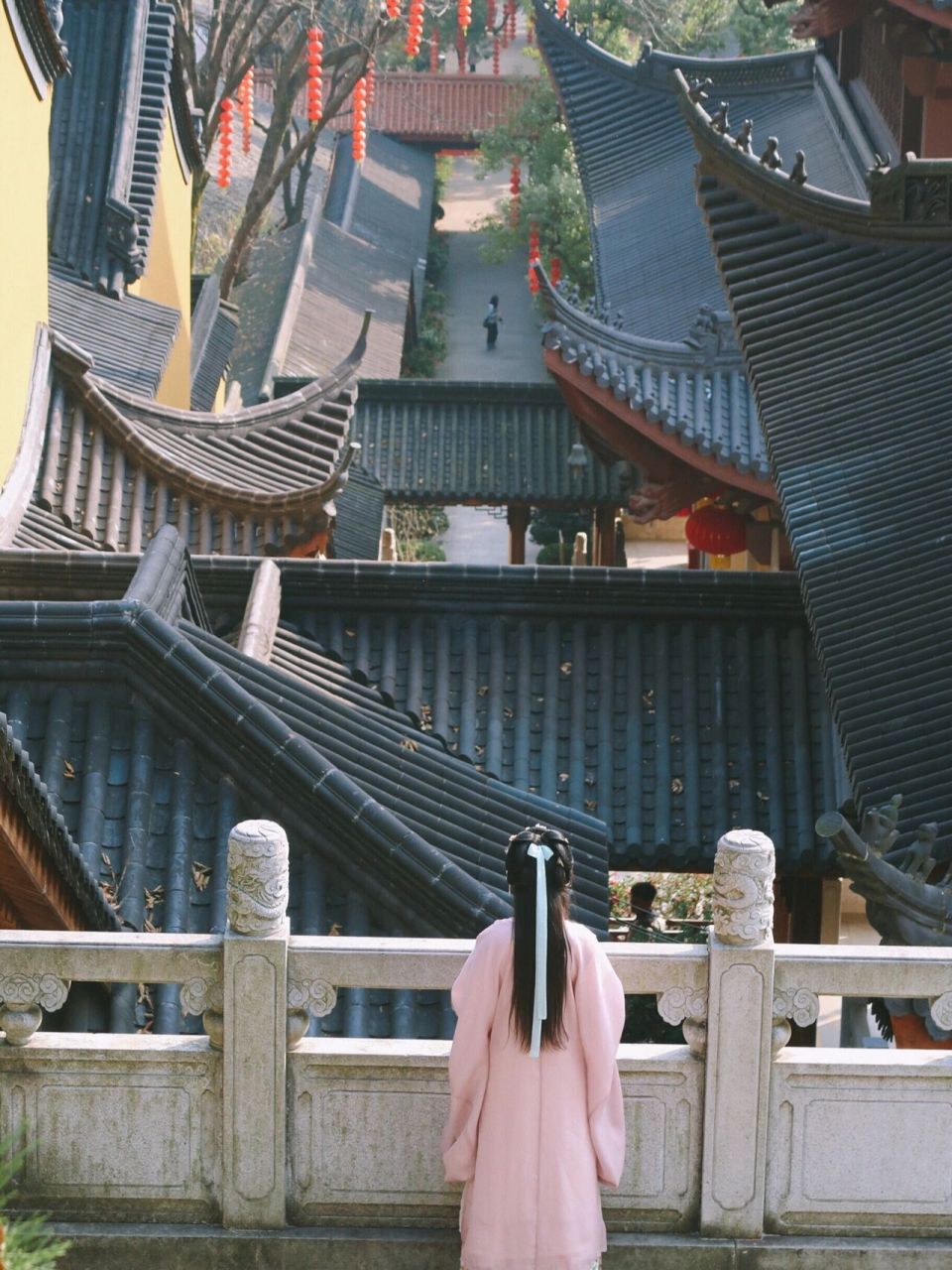 穿汉服这几年的一些背影照 穿着汉服走过了好多地方