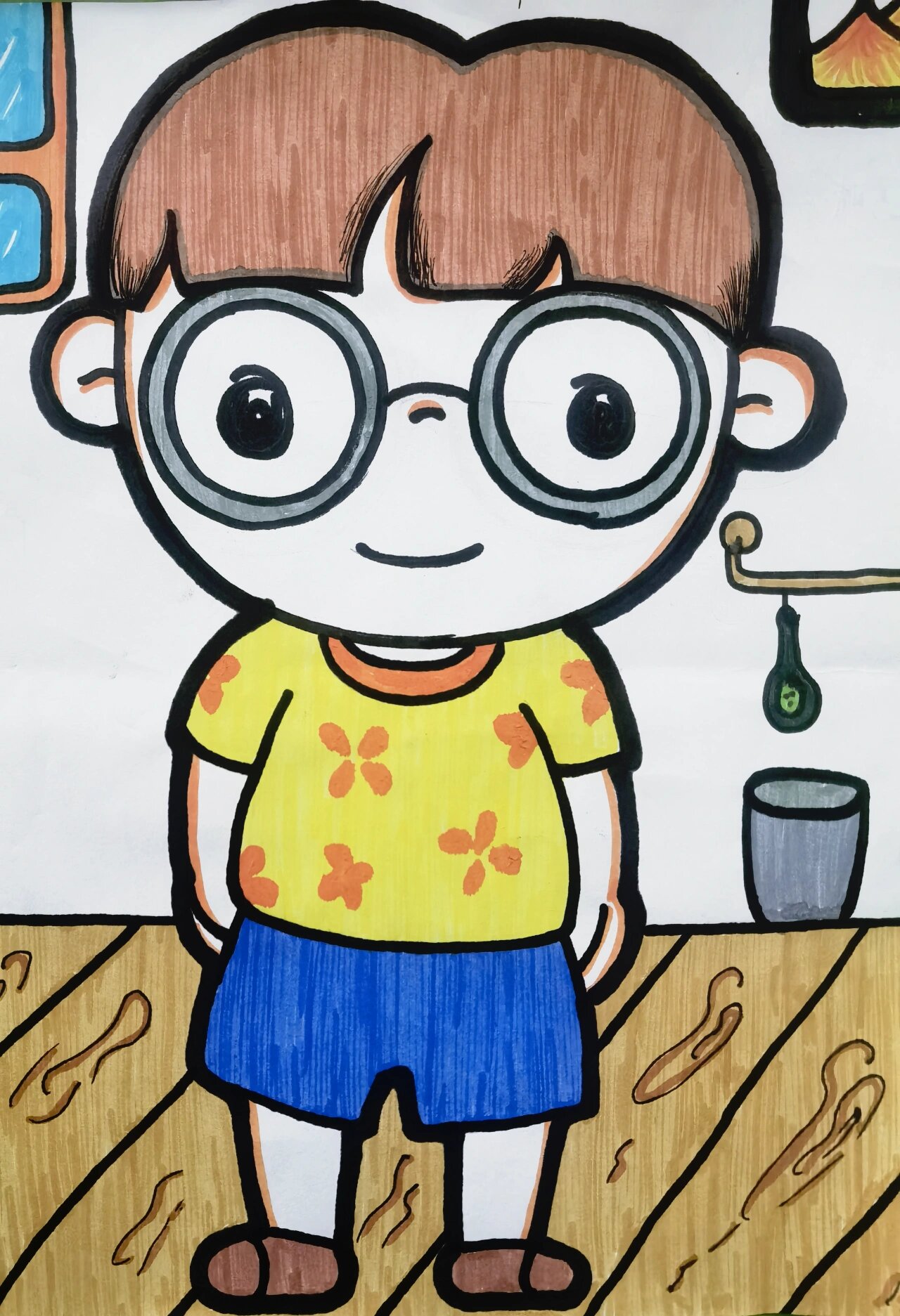 简笔画人物 小女孩 小男孩